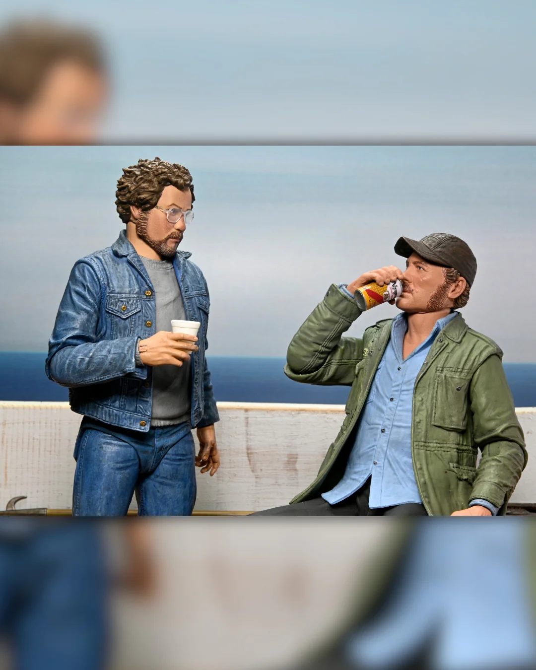 Jaws - 50th Anniversary Ultimate Matt Hooper (Amity Arrival) and Sam Quint 7” Scale Action Figure Bundle - Image 2
