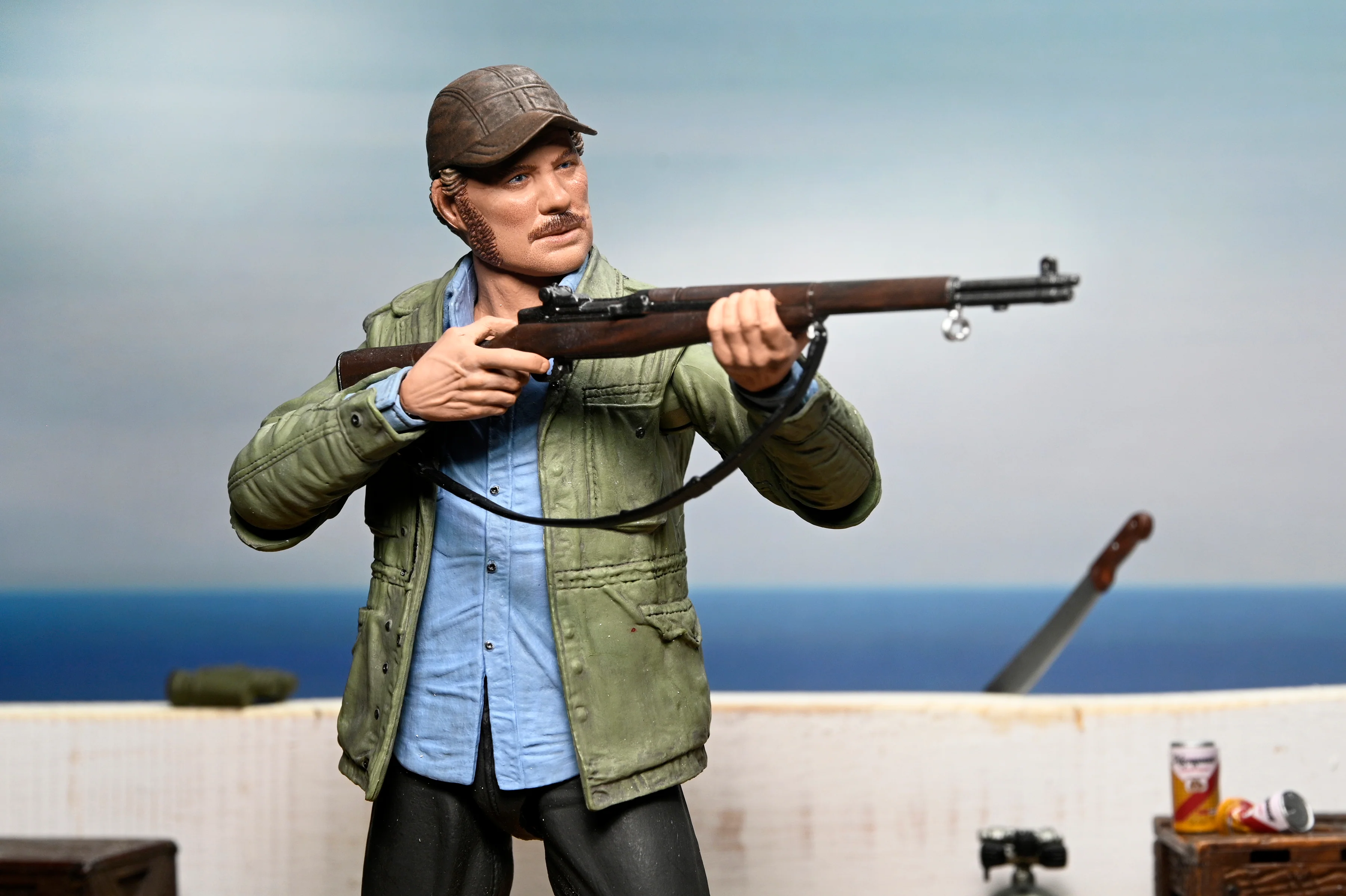 Jaws - 50th Anniversary Ultimate Sam Quint 7” Scale Action Figure - Image 10