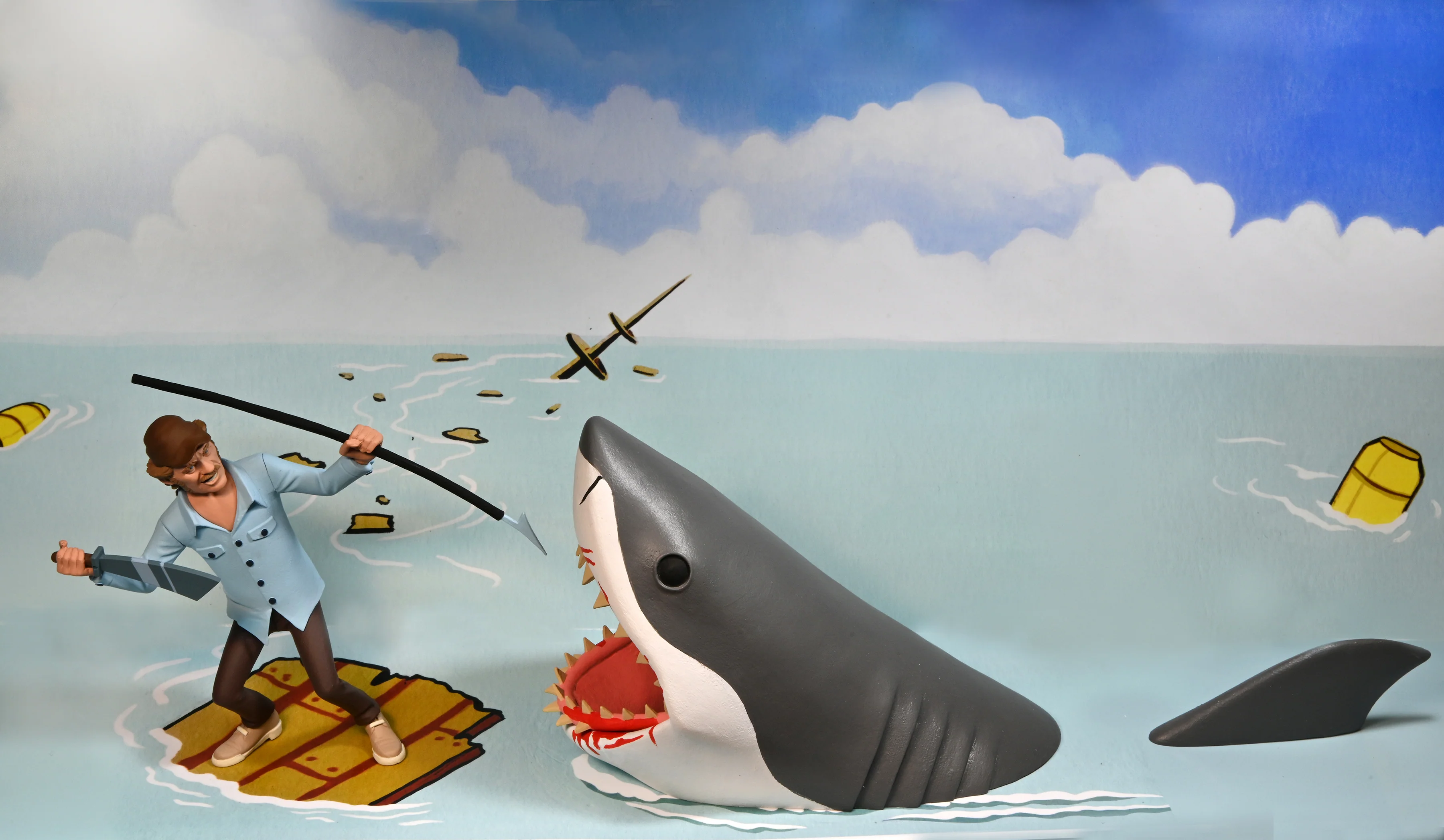 Jaws - Toony Terrors Quint and Shark 6" Scale Action Figures (2-Pack) - Image 3