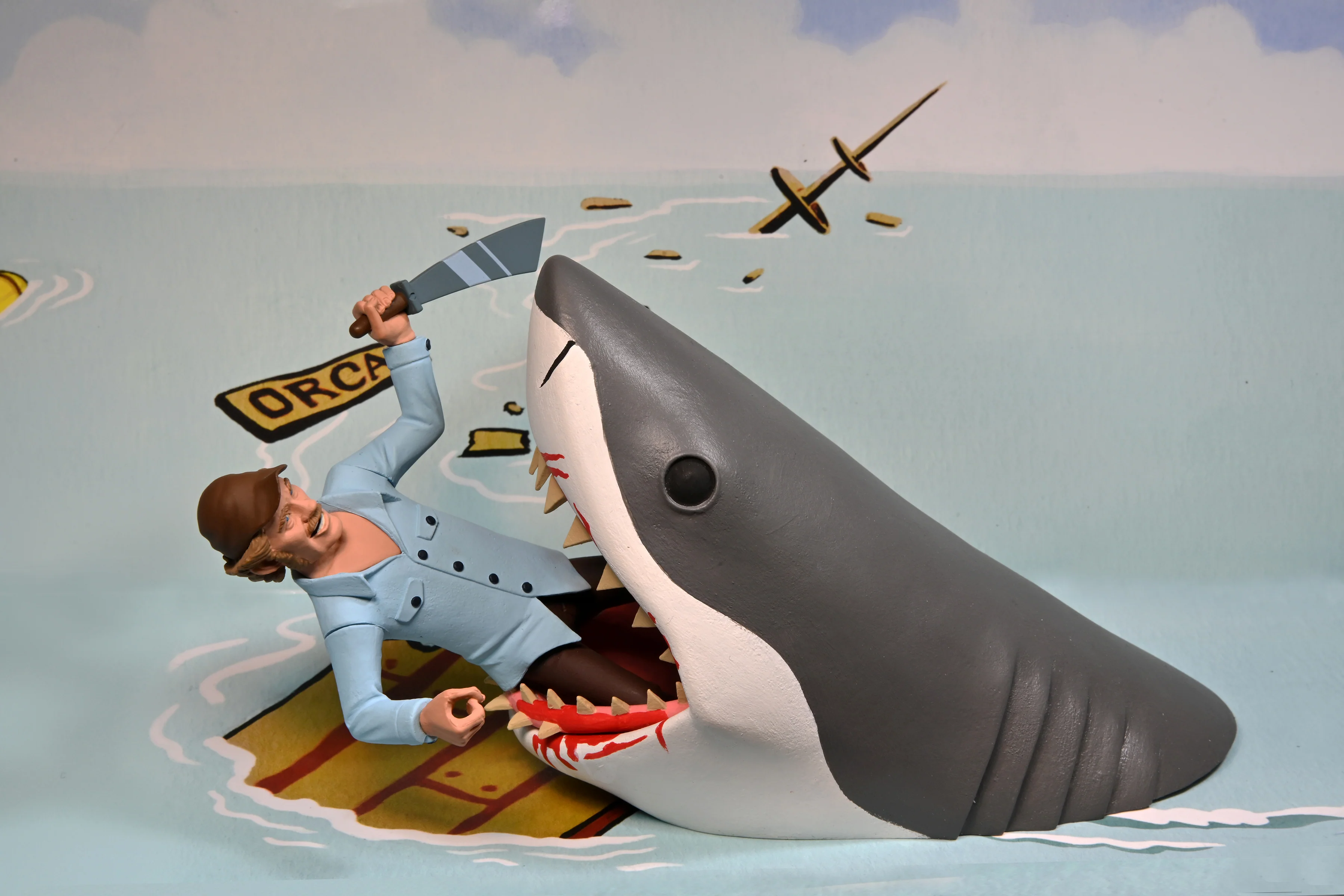 Jaws - Toony Terrors Quint and Shark 6" Scale Action Figures (2-Pack) - Image 4