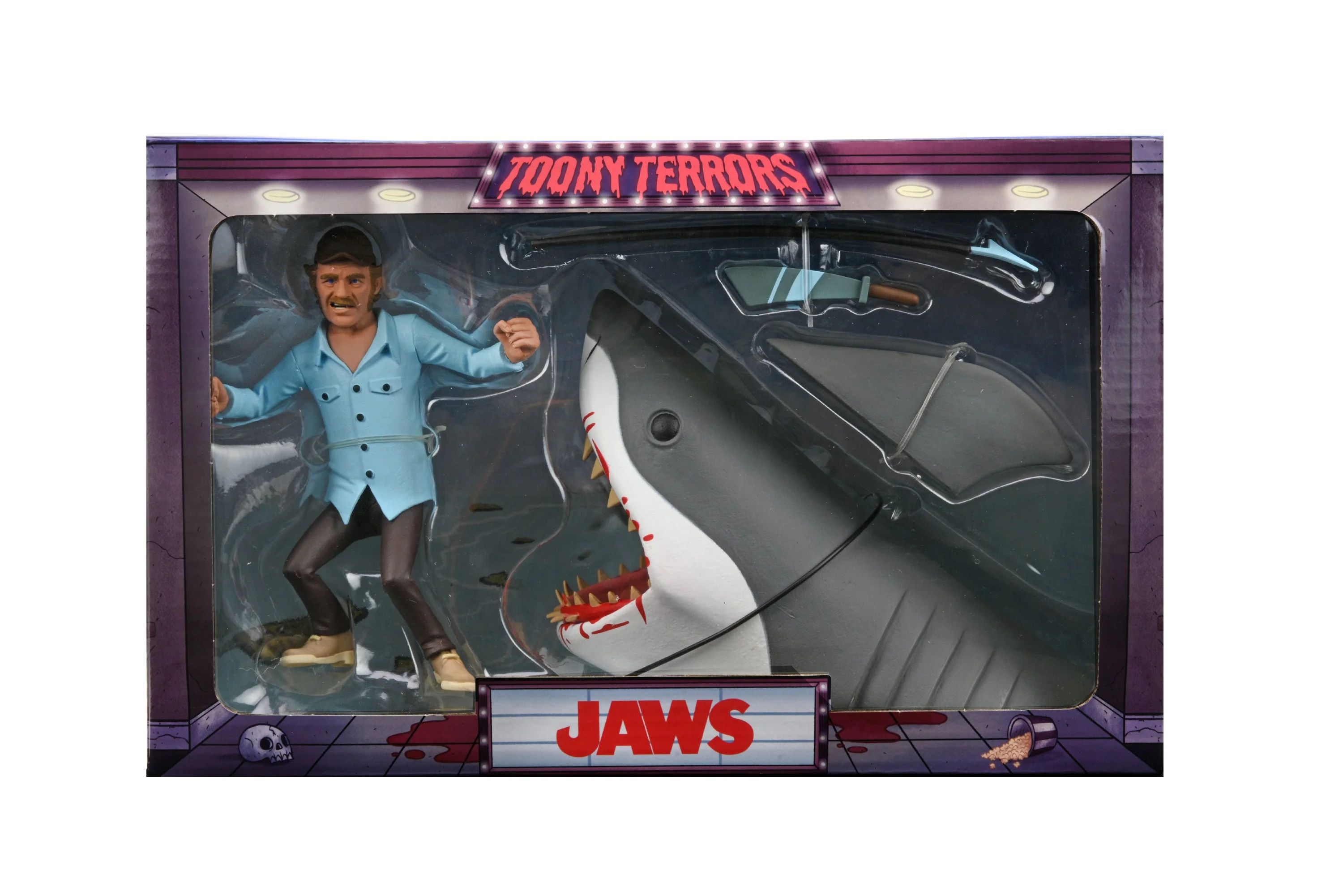 Jaws - Toony Terrors Quint and Shark 6" Scale Action Figures (2-Pack) - Image 9