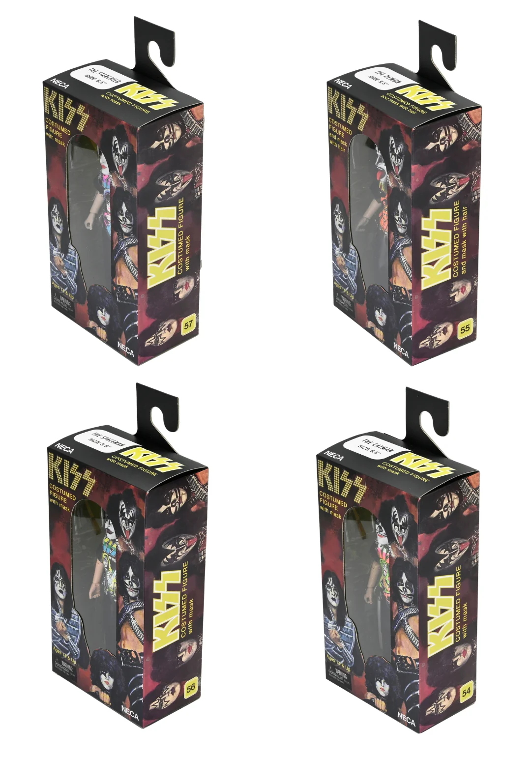 KISS x Ben Cooper Costume Kids Collection - Series 12 Costumed Action Figure Bundle (The Starchild, The Demon, The Spaceman & The Catman) - Image 28