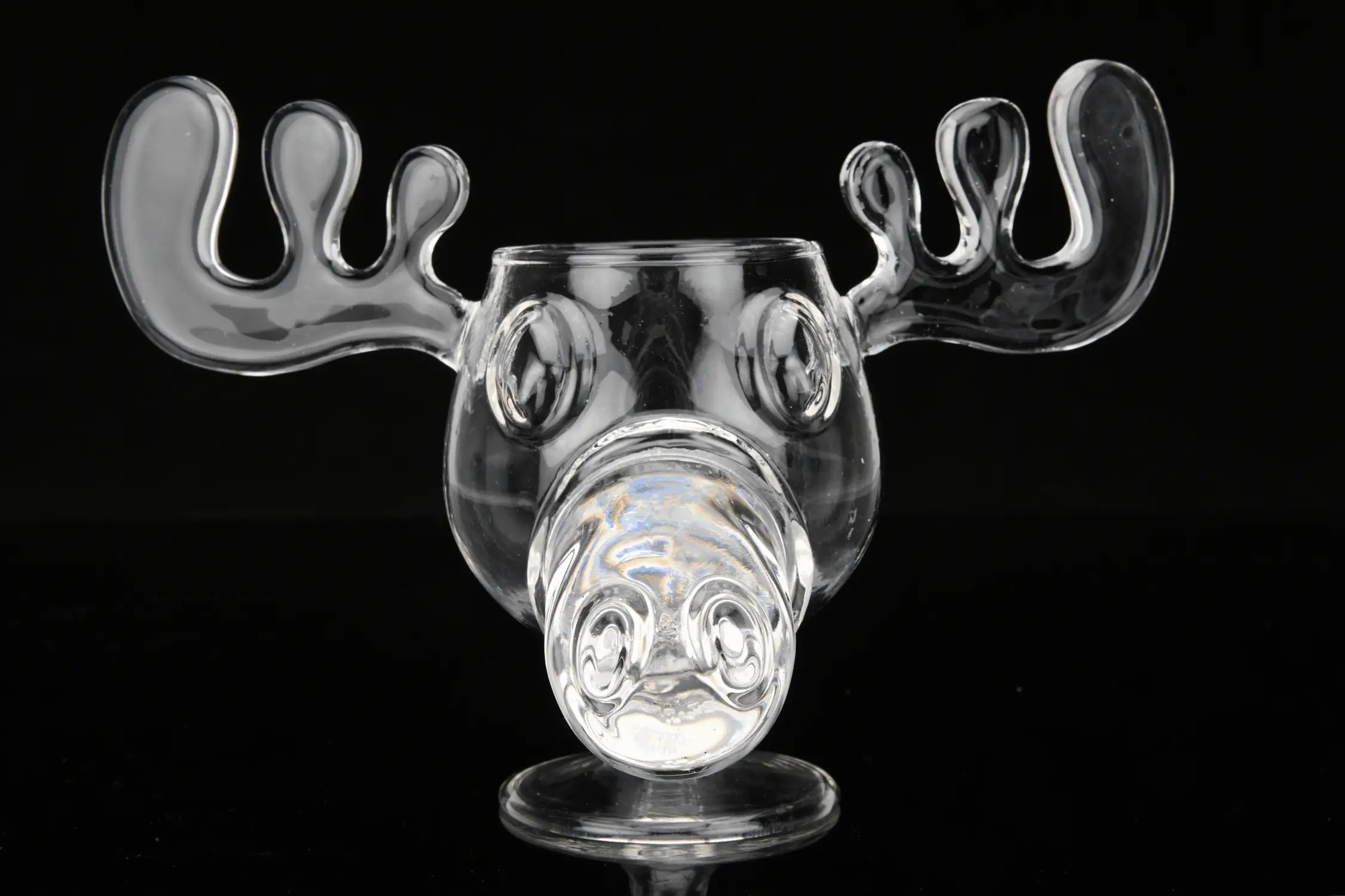 National Lampoon’s Christmas Vacation - Marty Moose Mug Prop Replica 4-Pack + Randy Quaid Autographed Greeting Card - Image 4