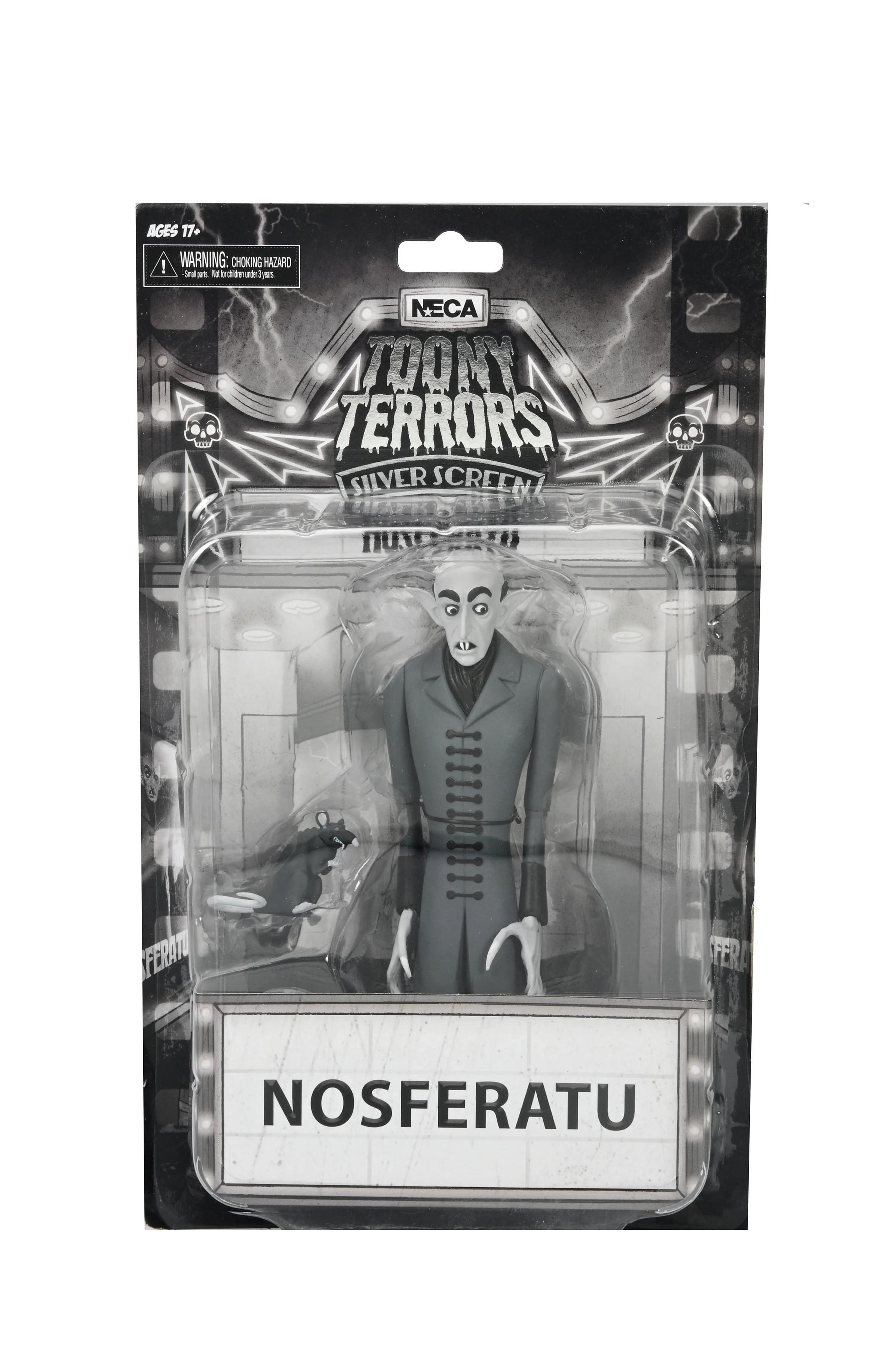Nosferatu - Toony Terrors Count Orlok 6” Scale Action Figure (Silver Screen Edition) - Image 7