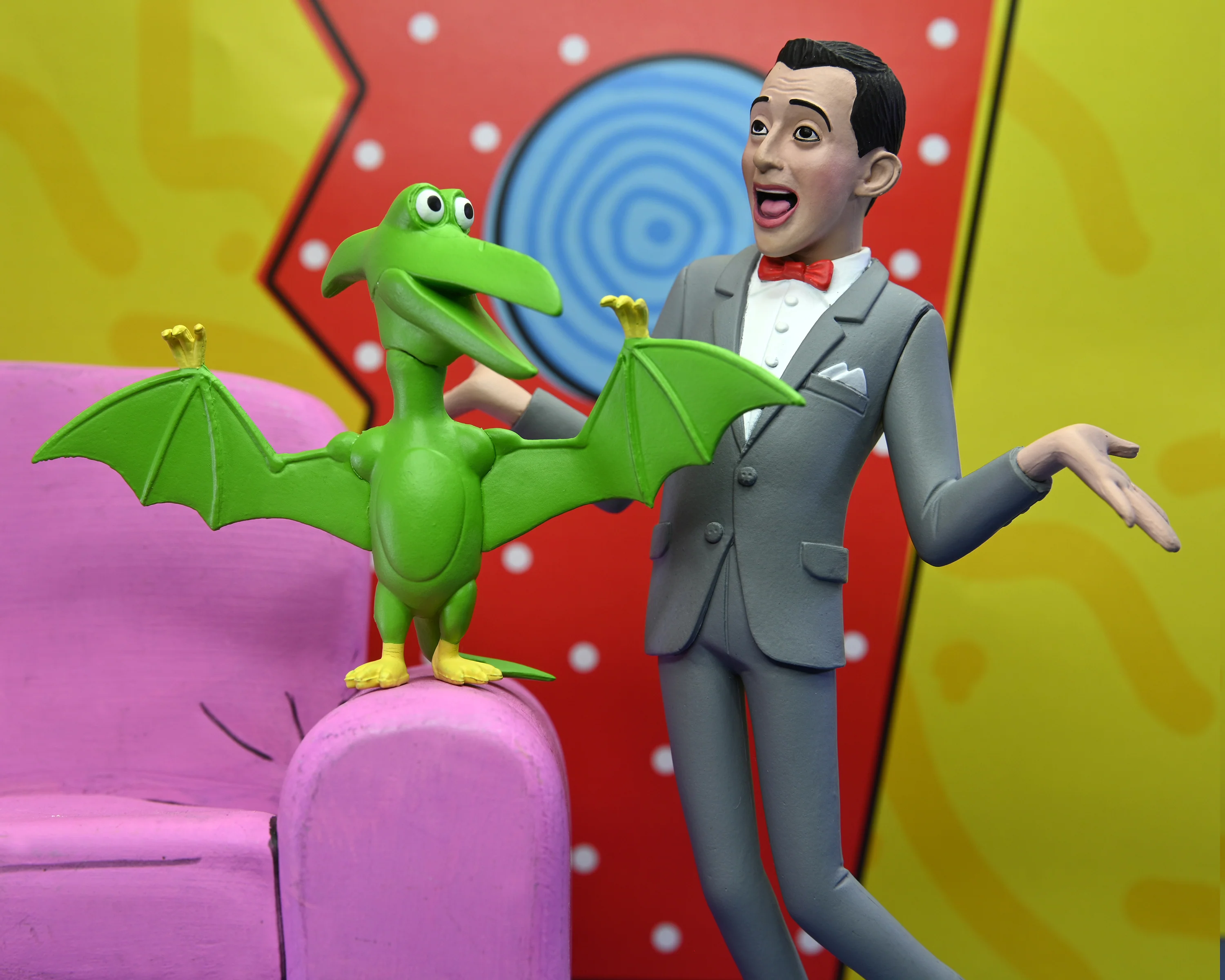 Pee-wee’s Playhouse - Pee-wee and Pterri 6” Scale Action Figure