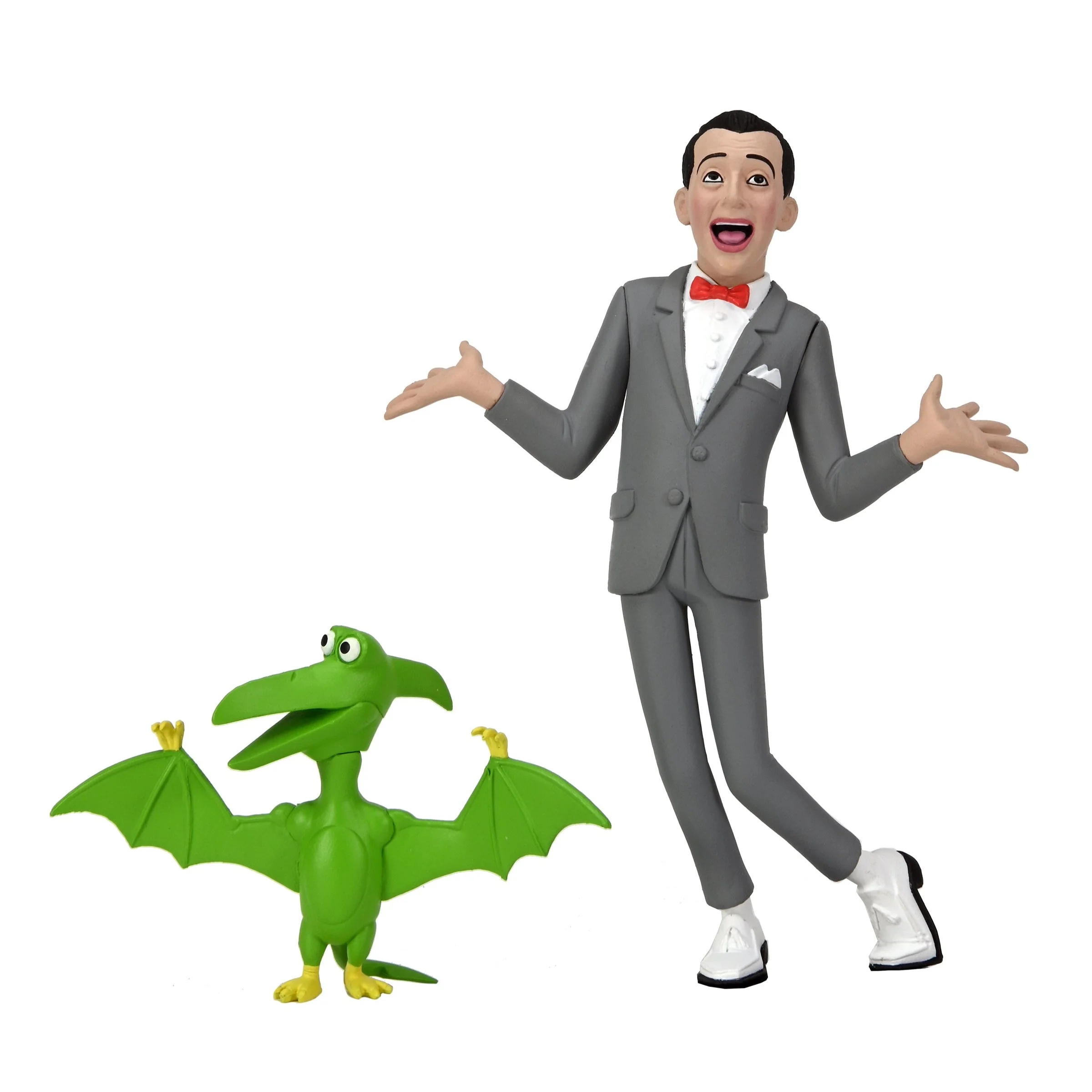 Pee-wee’s Playhouse - Pee-wee and Pterri 6” Scale Action Figure - Image 4