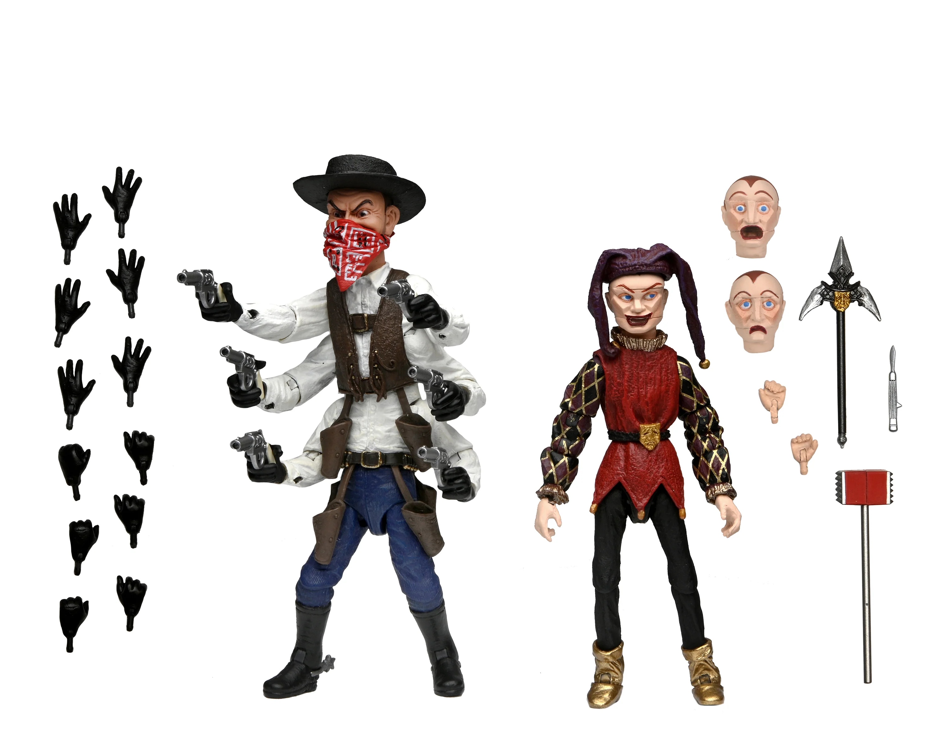 Puppet Master- 7" Scale Action Figure - Ultimate Six-Shooter & Jester 2 pack - Image 2