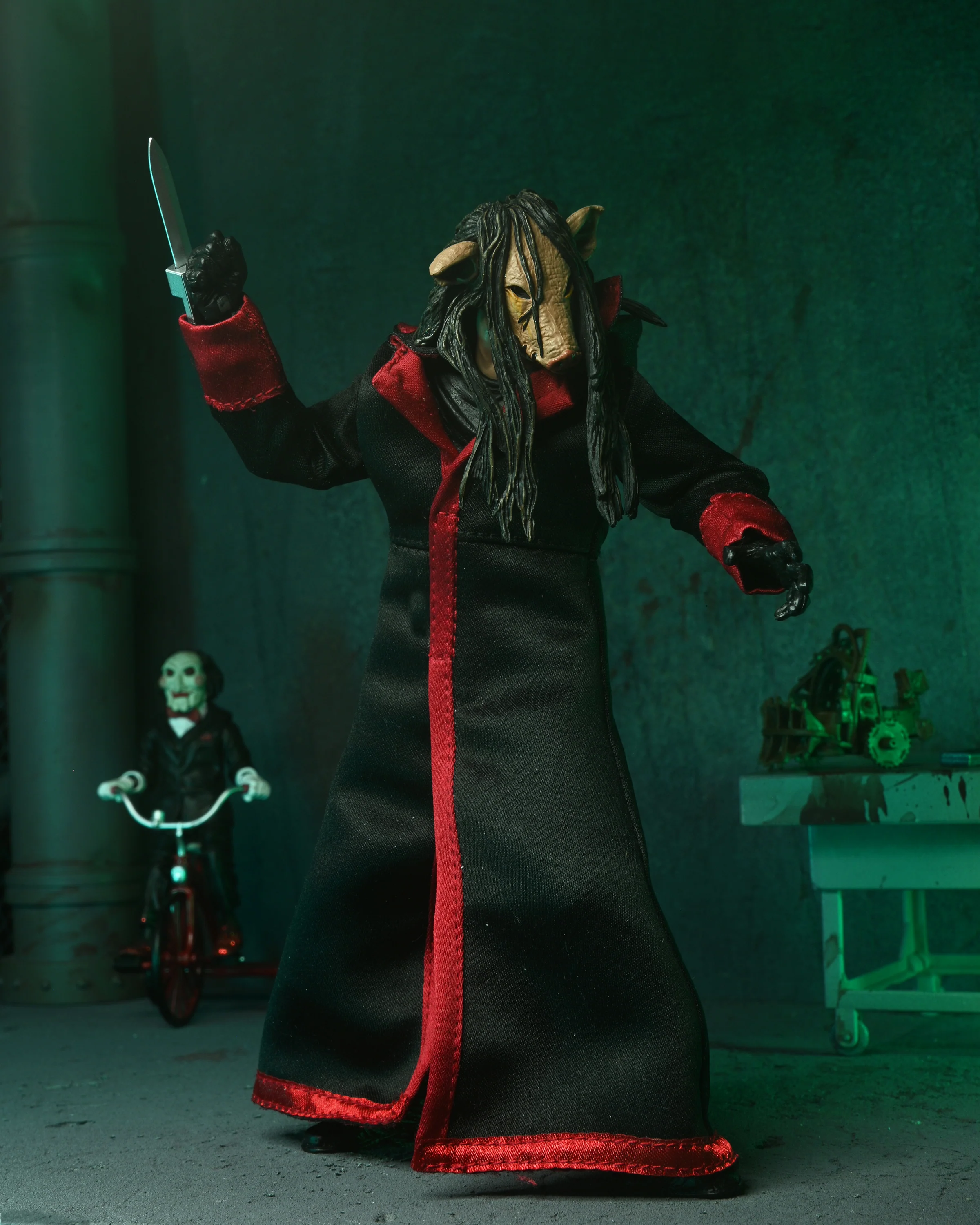 SAW (Franchise) - Ultimate Jigsaw Killer 7” Scale Action Figure (Black Robe) - Image 2