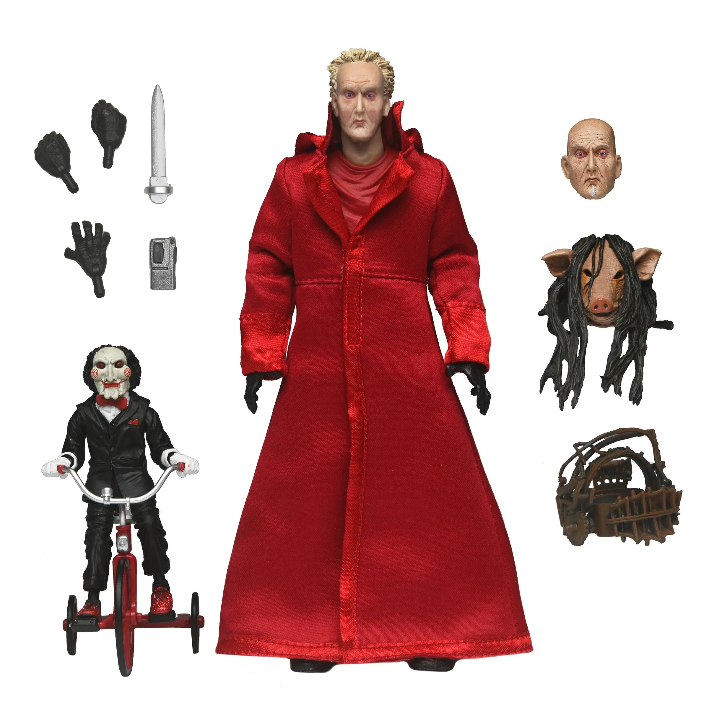 SAW (Franchise) - Ultimate Jigsaw Killer 7” Scale Action Figure (Red Robe) - Image 3