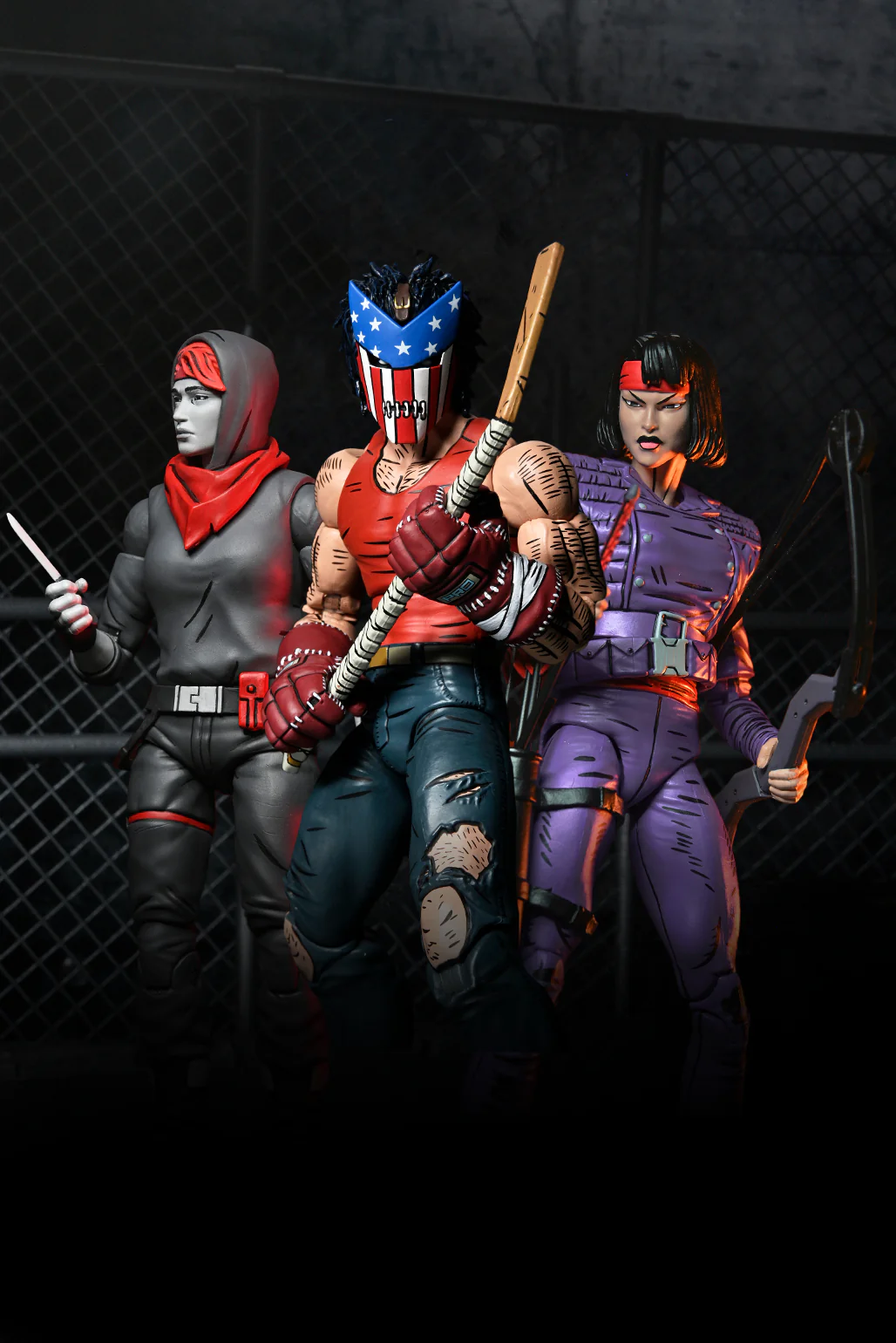 Teenage Mutant Ninja Turtle Limited Edition Figures Bundle (Ultimate Bodycount Casey Jones, Karai Mercenary & Nightwatcher April O'Neil)