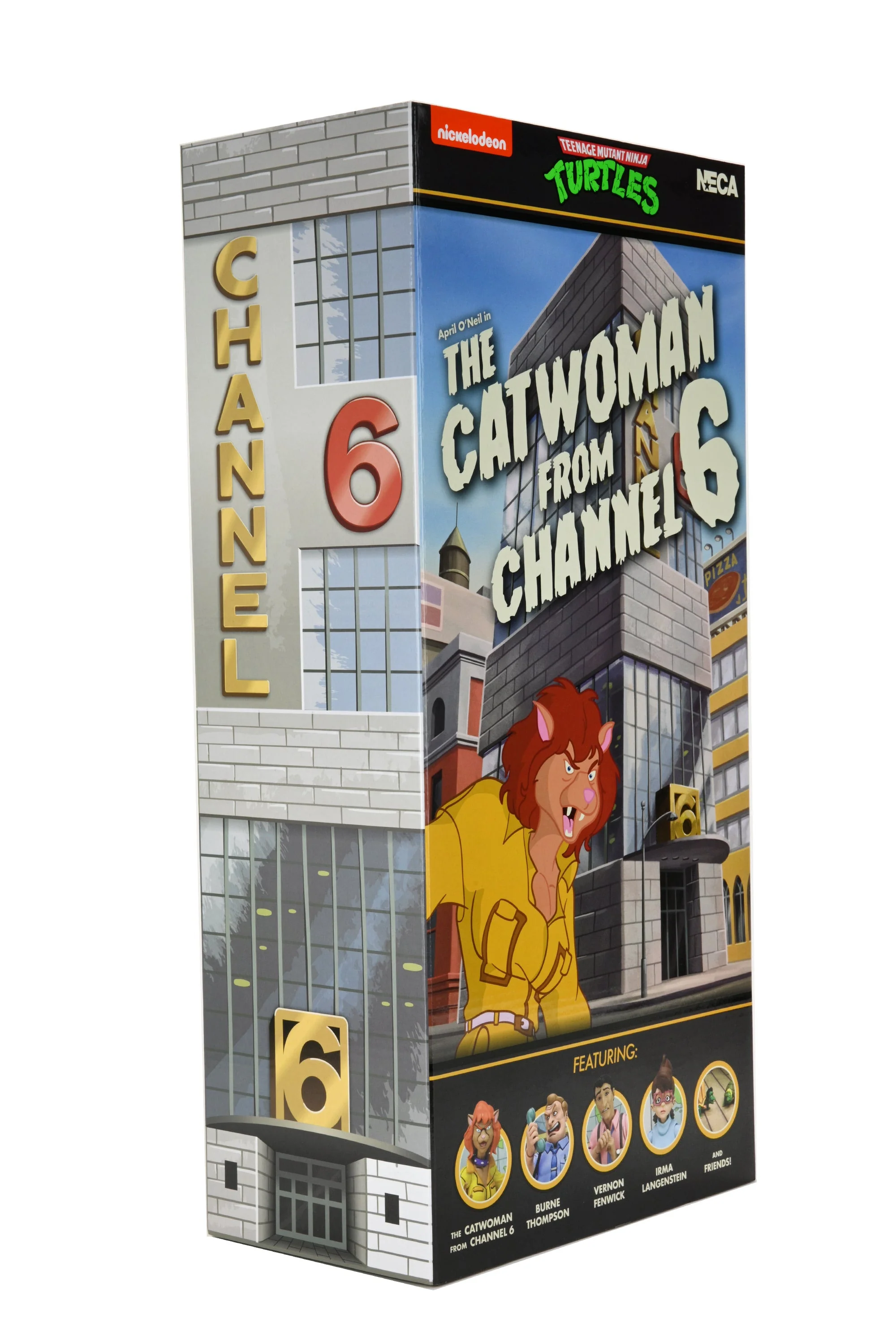 Teenage Mutant Ninja Turtles (1987 Cartoon) - Channel 6 Newsroom 7” Scale Action Figure 4-Pack - Image 32