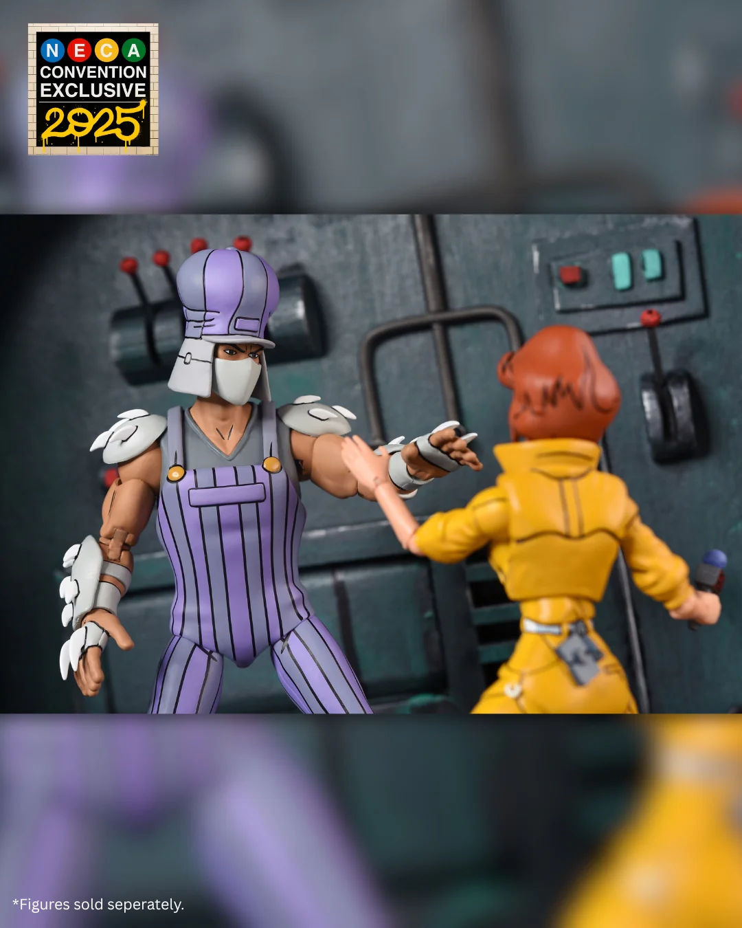 Teenage Mutant Ninja Turtles (1987 Cartoon) - Ultimate Train Track Takedown Shredder 7” Scale Action Figure (2025 CON EXCLUSIVE) - Image 11