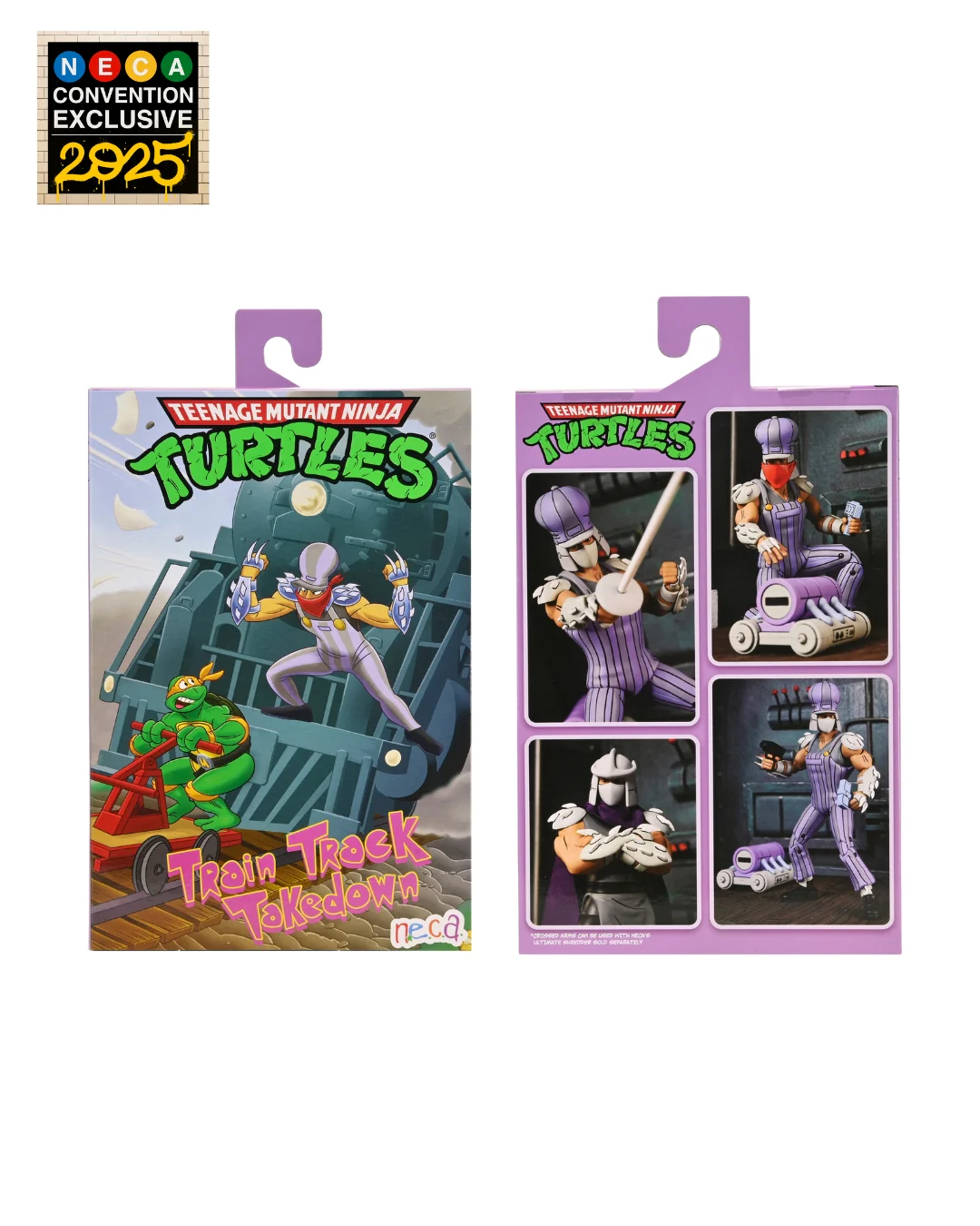 Teenage Mutant Ninja Turtles (1987 Cartoon) - Ultimate Train Track Takedown Shredder 7” Scale Action Figure (2025 CON EXCLUSIVE) - Image 14