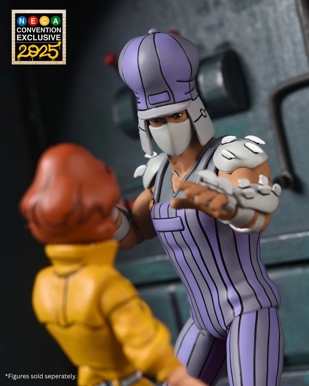 Teenage Mutant Ninja Turtles (1987 Cartoon) - Ultimate Train Track Takedown Shredder 7” Scale Action Figure (2025 CON EXCLUSIVE) - Image 5