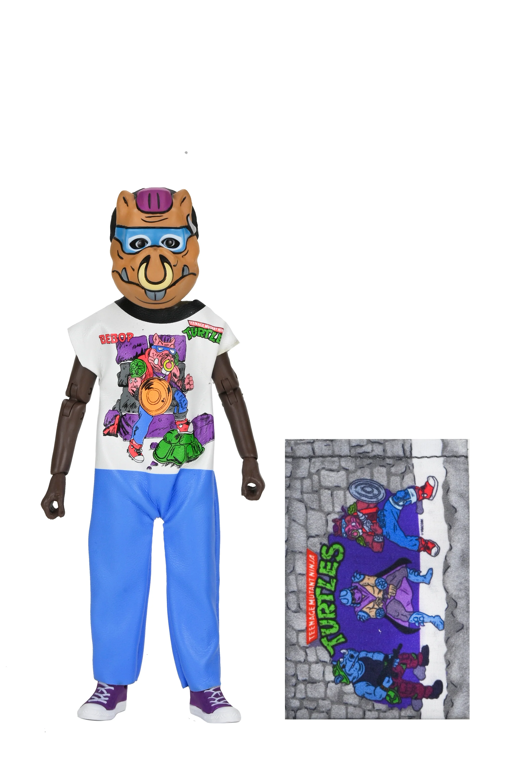 Teenage Mutant Ninja Turtles (1987 Cartoon) x Ben Cooper Costume Kids Collection Series 11 Bundle (Donatello, Leonard, Michelangelo, Raphael, Bebop, Rocksteady & Shredder) - Image 22