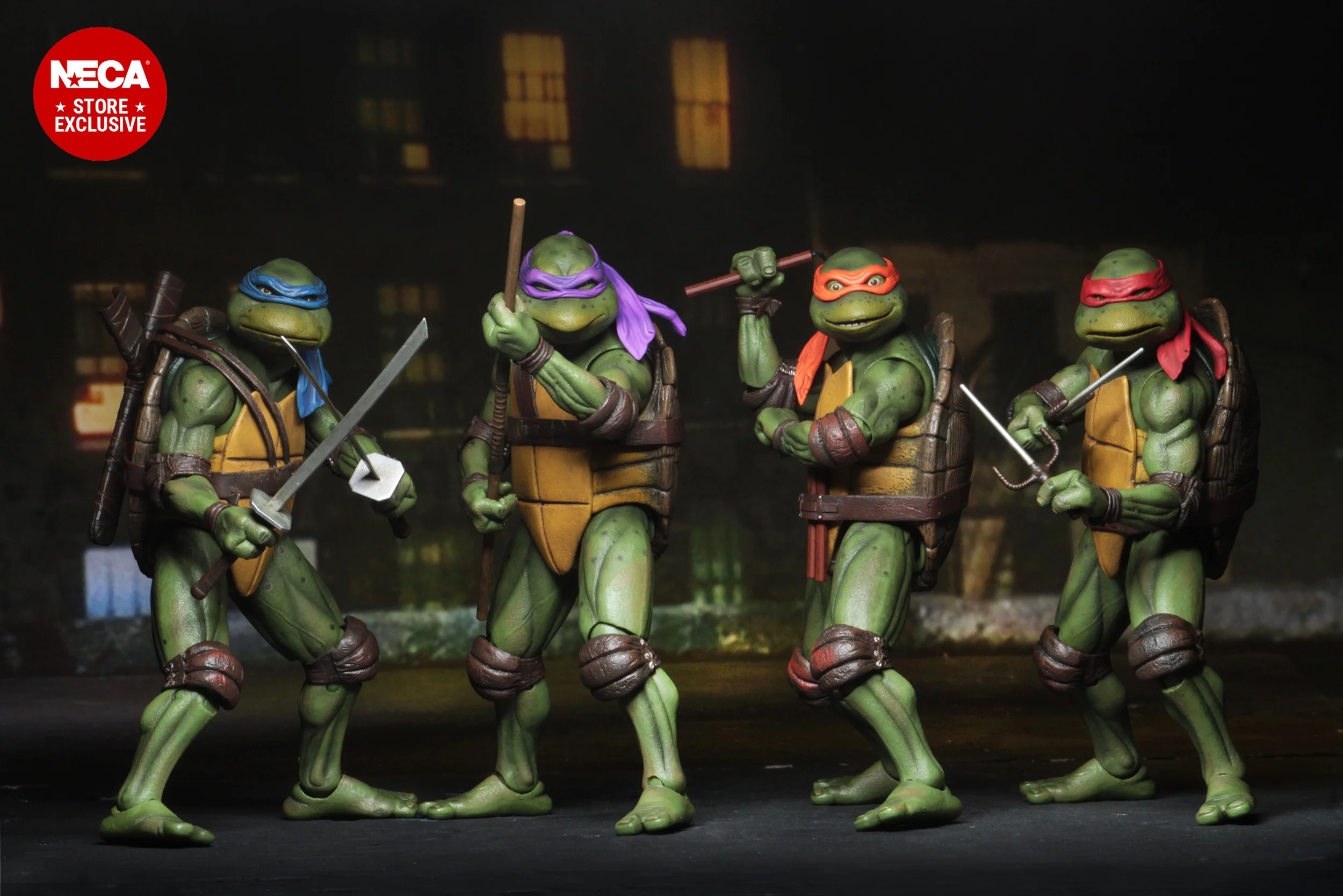 GOLD STAR - Teenage Mutant Ninja Turtles (1990 Movie) - 35th Anniversary 7" Scale Action 5-Pack - Image 5