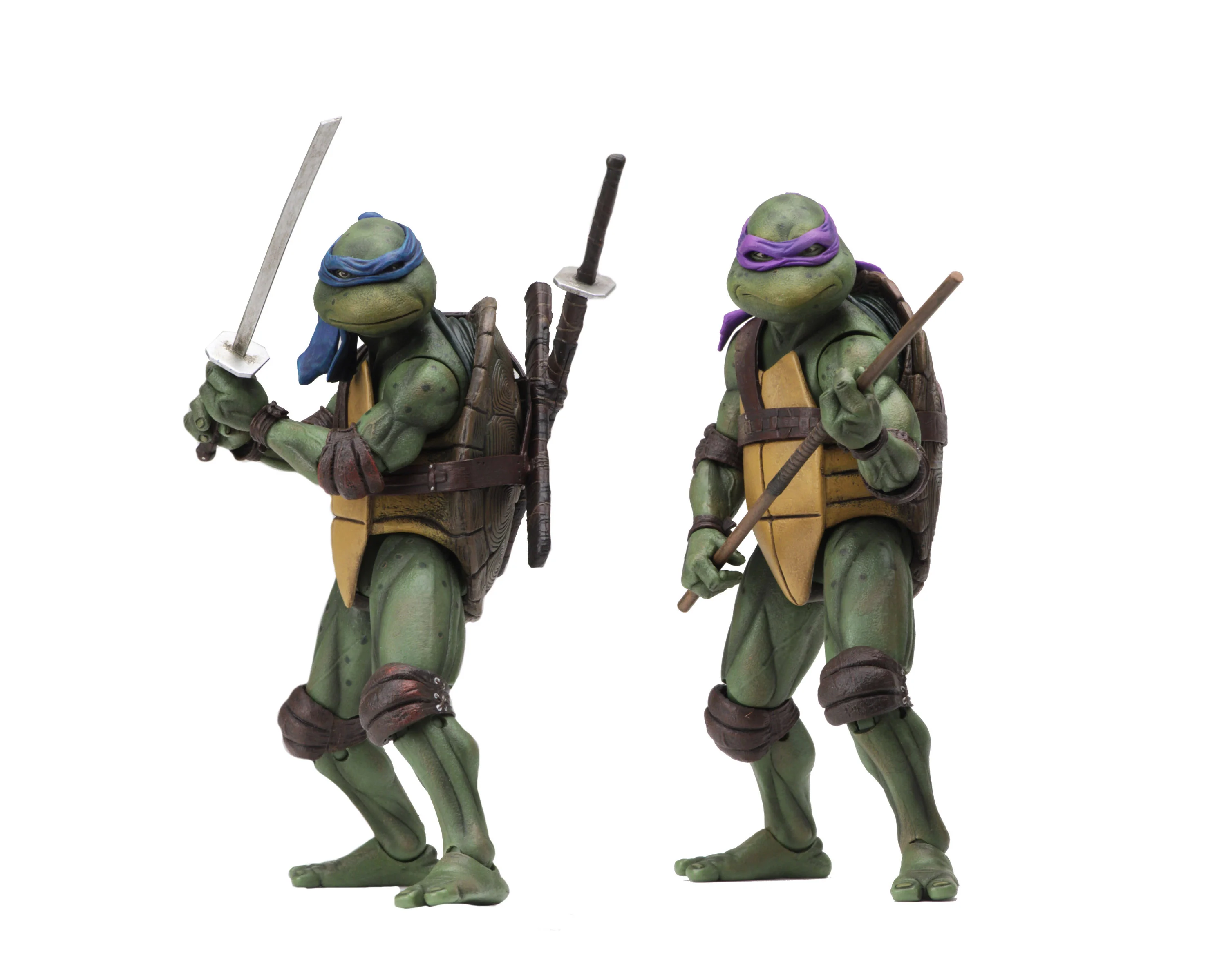 Teenage Mutant Ninja Turtles (1990 Movie) - Leonardo & Donatello 7” Scale-Action Figure (2-Pack)