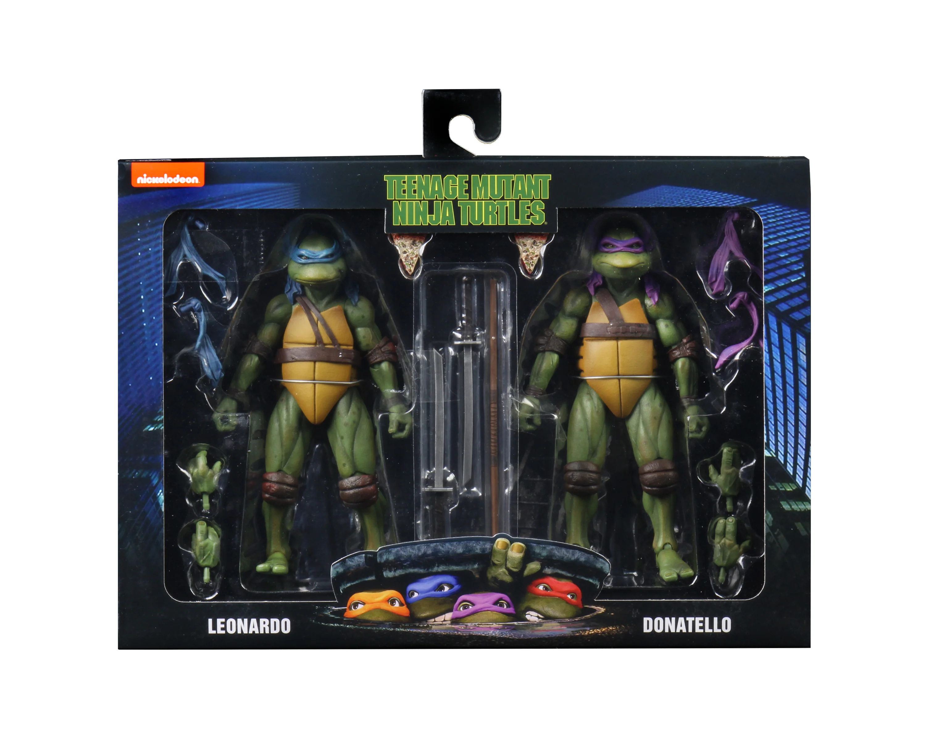 Teenage Mutant Ninja Turtles (1990 Movie) - Leonardo & Donatello 7” Scale-Action Figure (2-Pack) - Image 2
