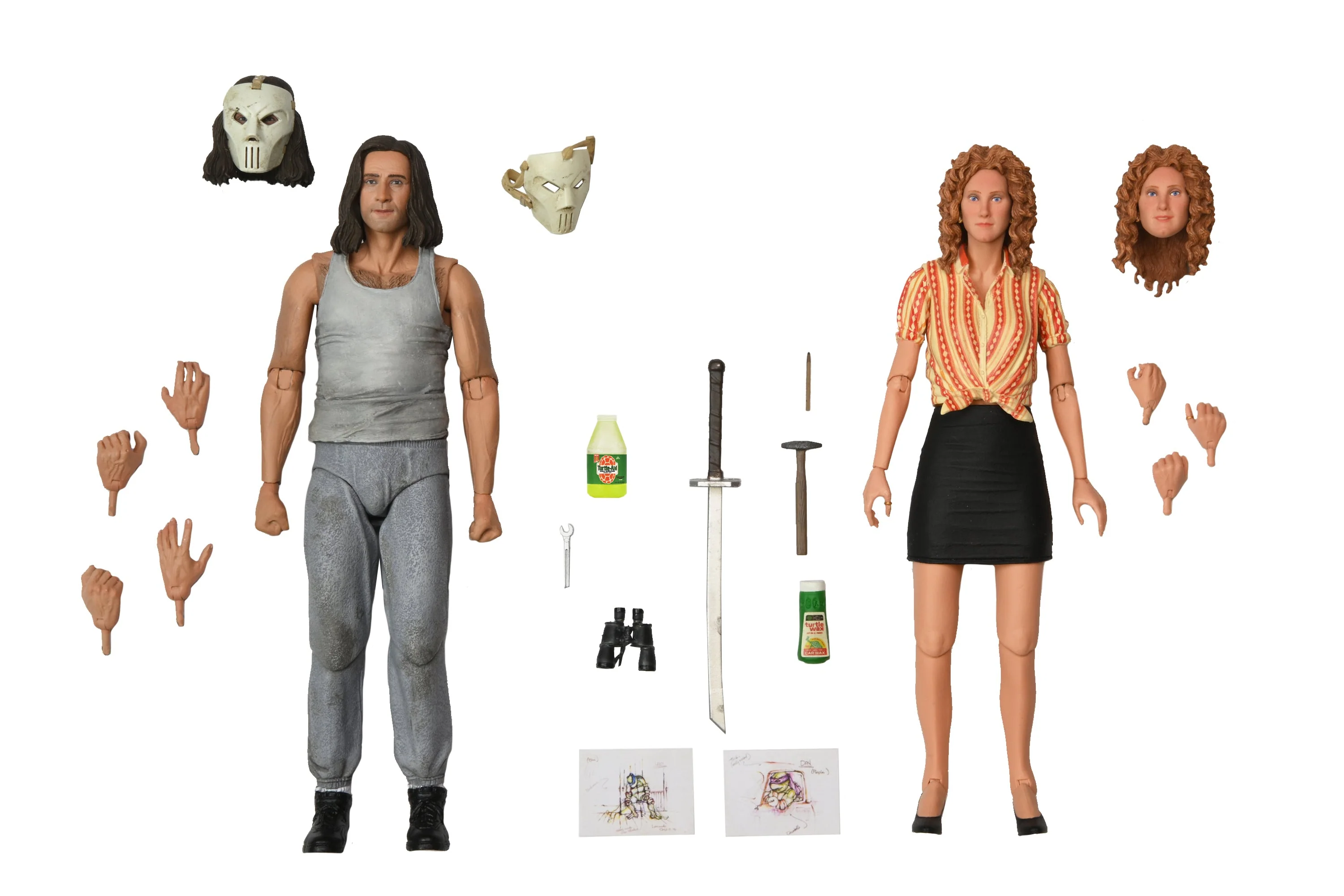 Teenage Mutant Ninja Turtles (1990 Movie) - April O’Neil & Casey Jones (Farm) 7" Scale Action Figure (2-Pack) - Image 13