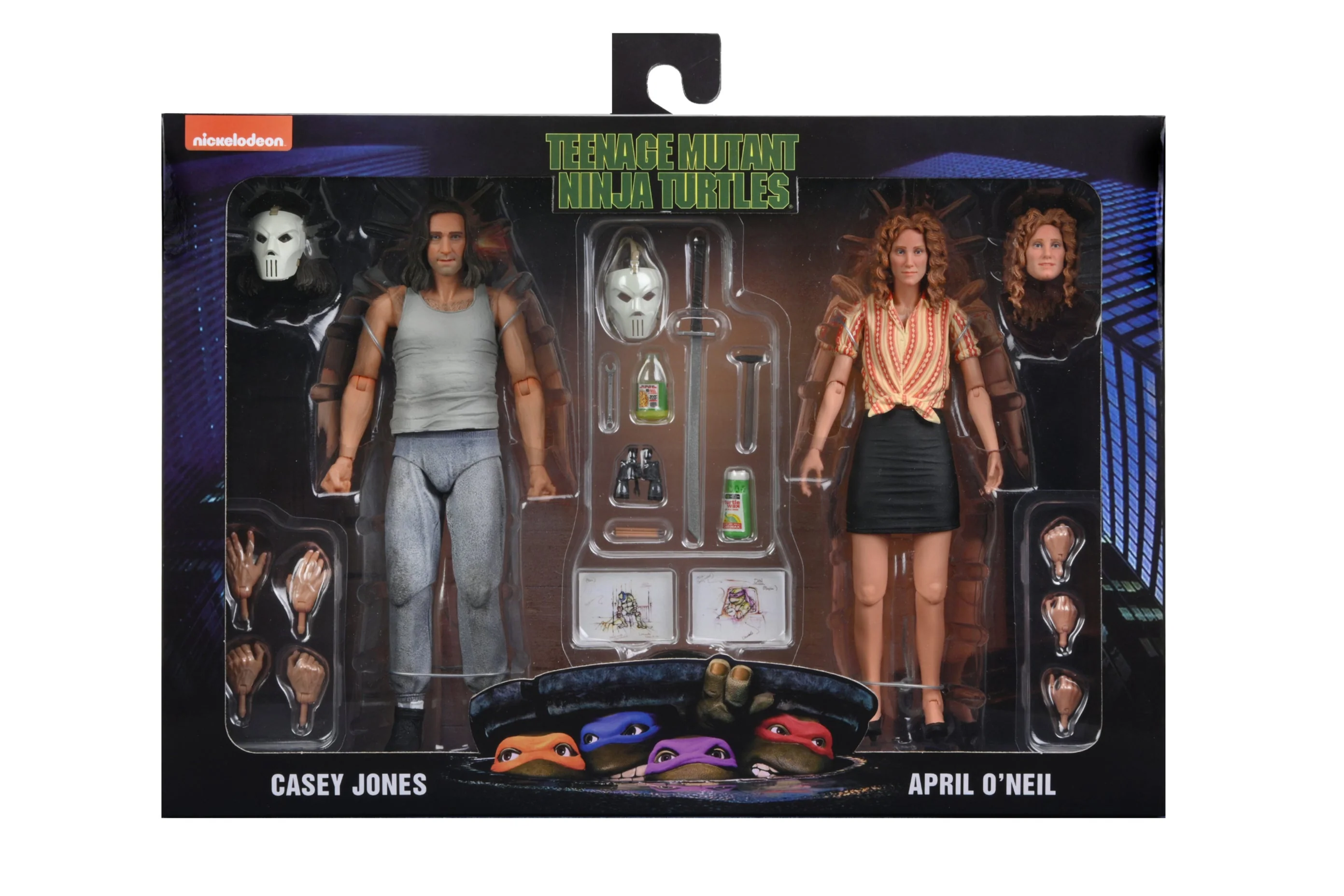 Teenage Mutant Ninja Turtles (1990 Movie) - April O’Neil & Casey Jones (Farm) 7" Scale Action Figure (2-Pack) - Image 14