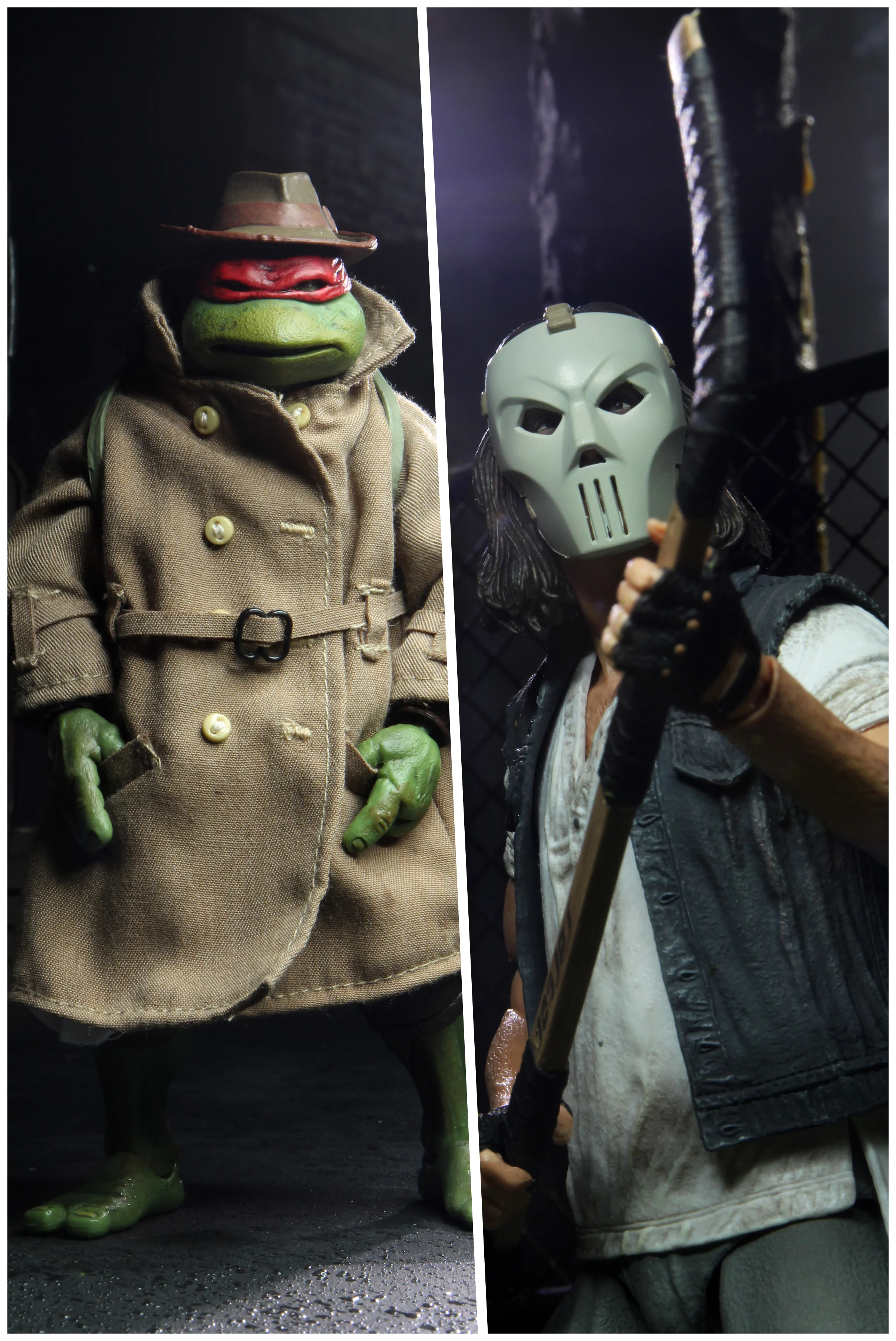 Teenage Mutant Ninja Turtles (1990 Movie) - Casey Jones & Raphael in Disguise 7" Scale Action Figure (2-Pack)
