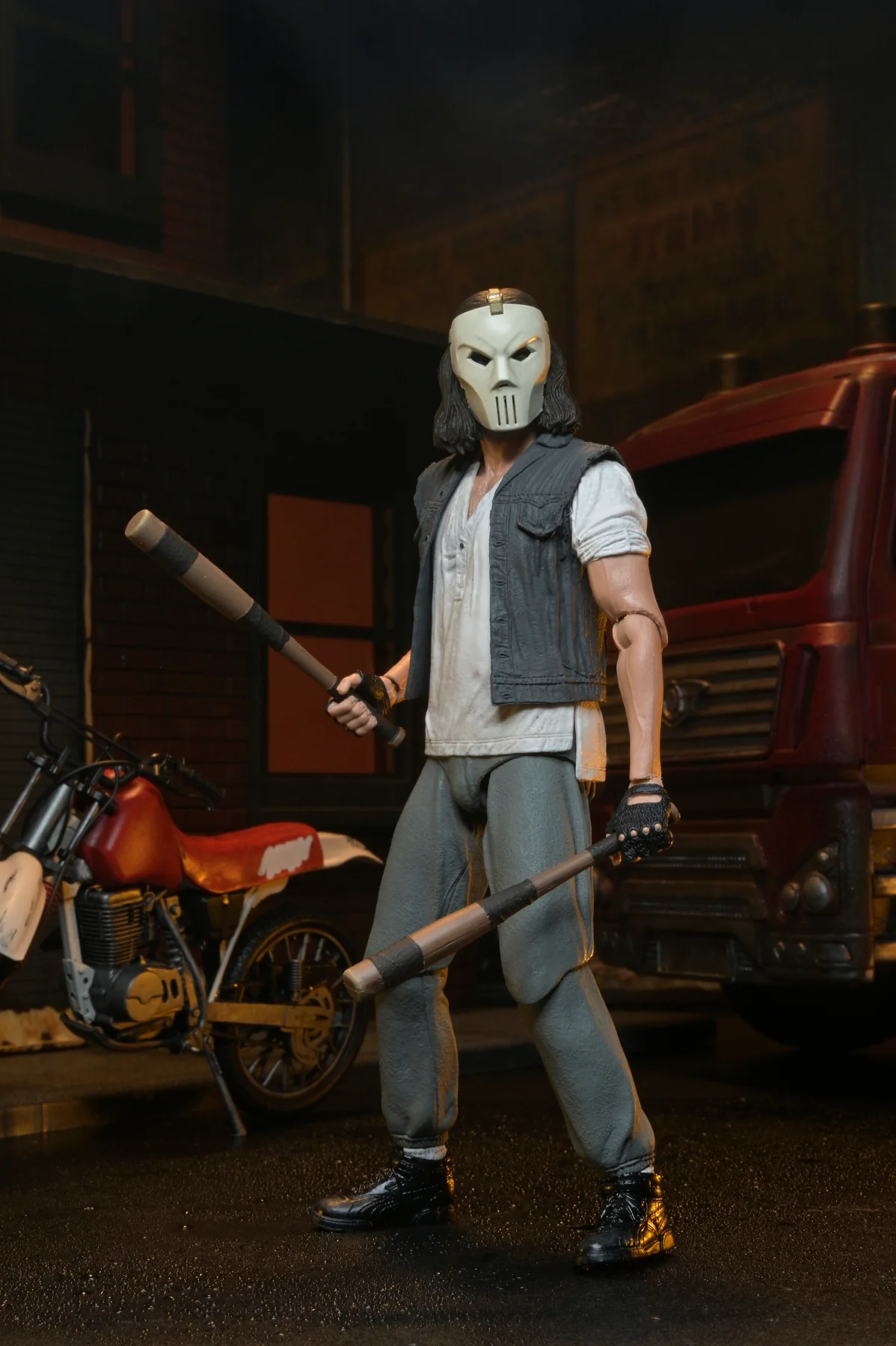 Teenage Mutant Ninja Turtles (1990 Movie) - Casey Jones with Dirt Bike 7" Scale Action Figure
