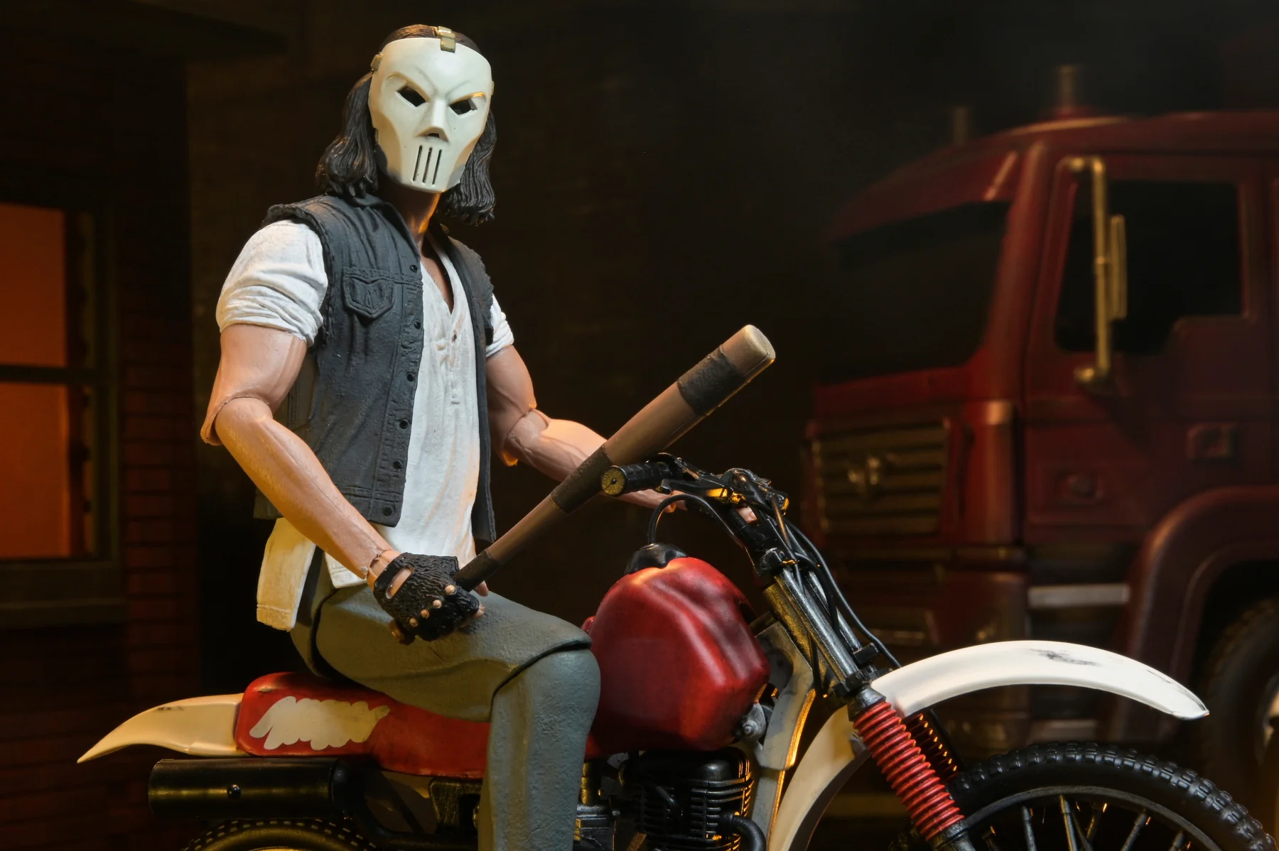 Teenage Mutant Ninja Turtles (1990 Movie) - Casey Jones with Dirt Bike 7" Scale Action Figure - Image 11