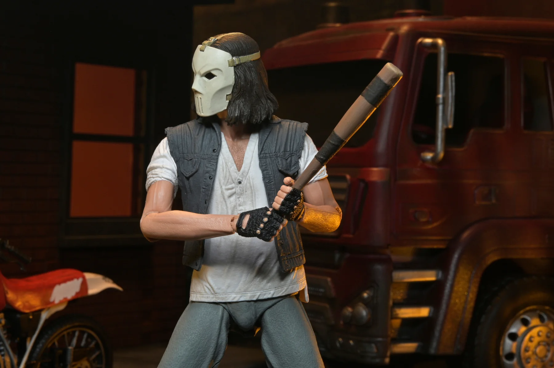 Teenage Mutant Ninja Turtles (1990 Movie) - Casey Jones with Dirt Bike 7" Scale Action Figure - Image 12
