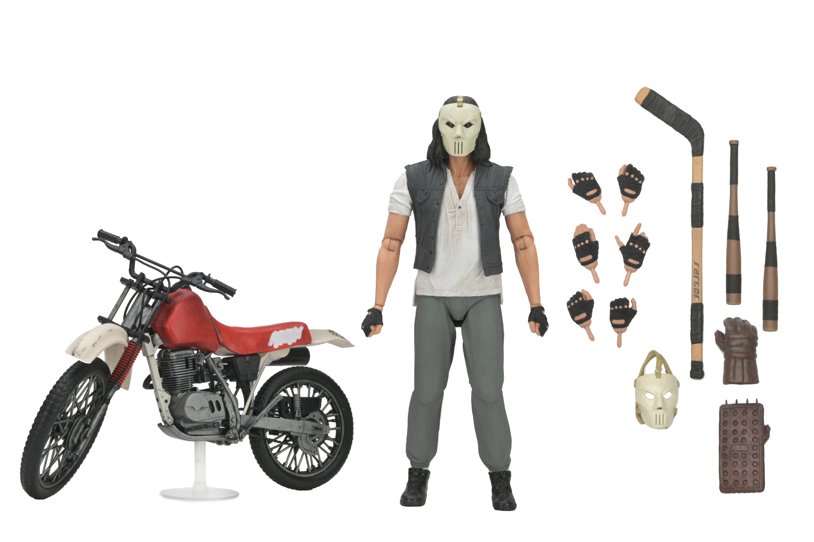 Teenage Mutant Ninja Turtles (1990 Movie) - Casey Jones with Dirt Bike 7" Scale Action Figure - Image 14