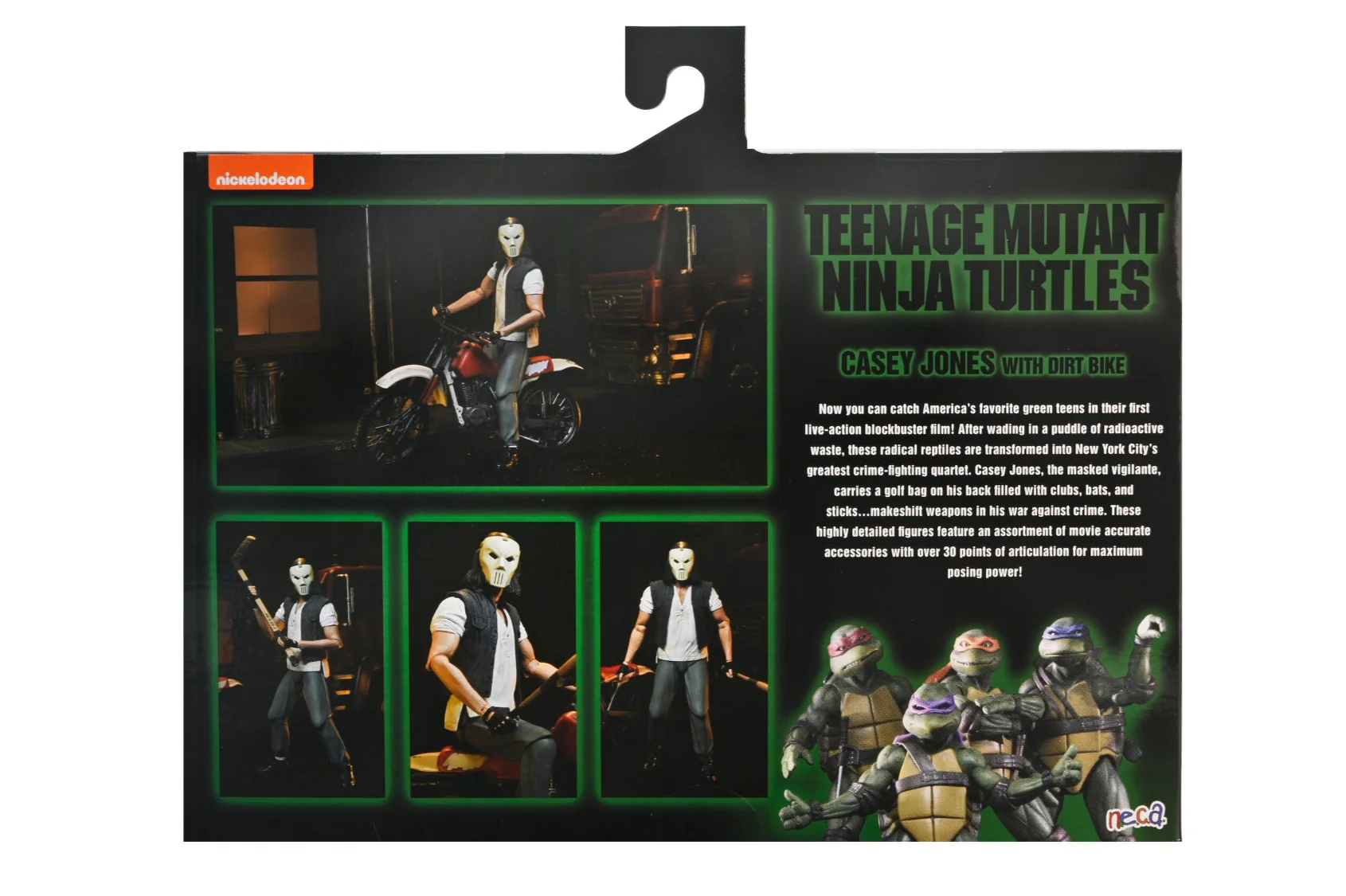 Teenage Mutant Ninja Turtles (1990 Movie) - Casey Jones with Dirt Bike 7" Scale Action Figure - Image 16