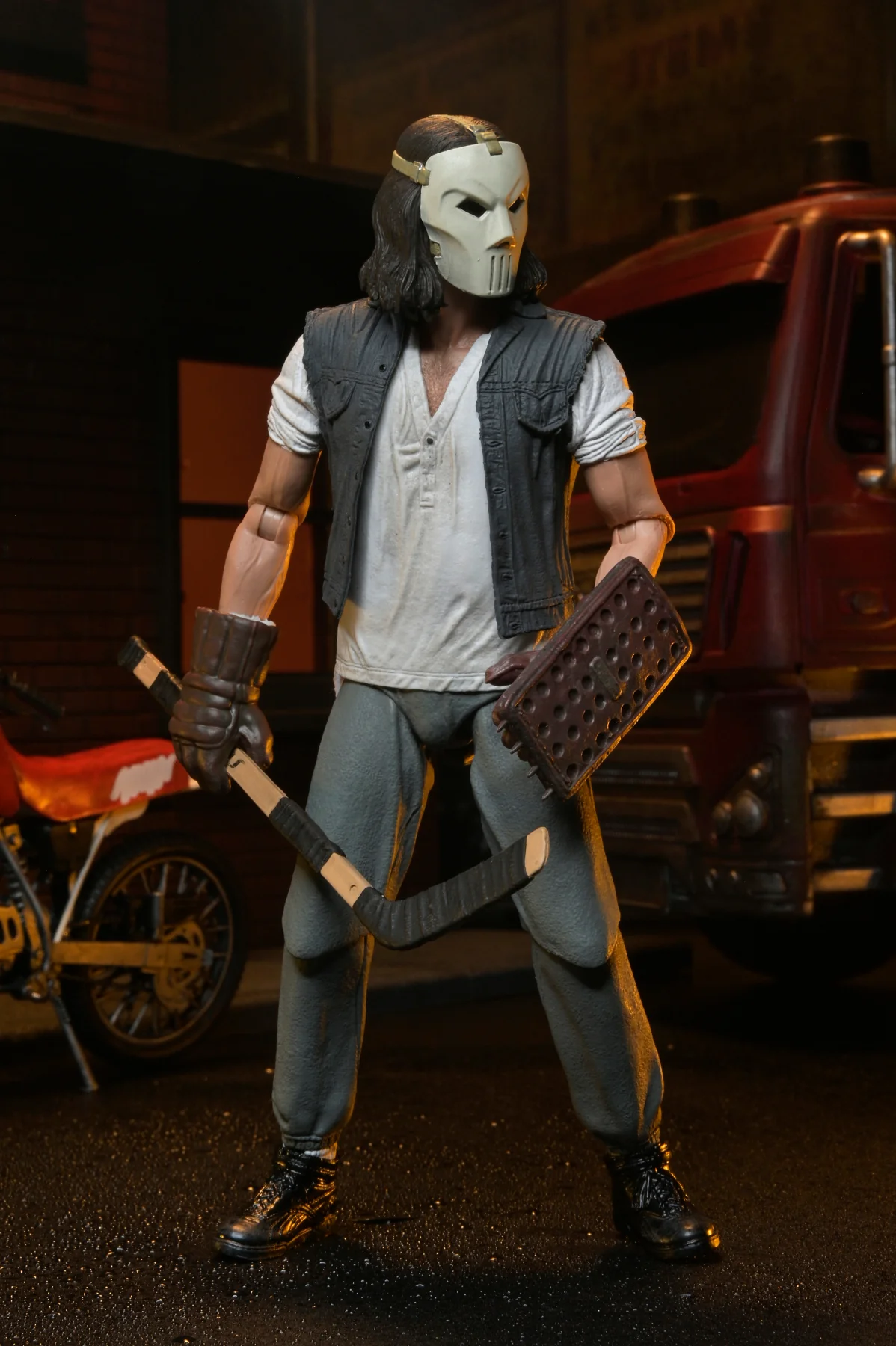 Teenage Mutant Ninja Turtles (1990 Movie) - Casey Jones with Dirt Bike 7" Scale Action Figure - Image 3