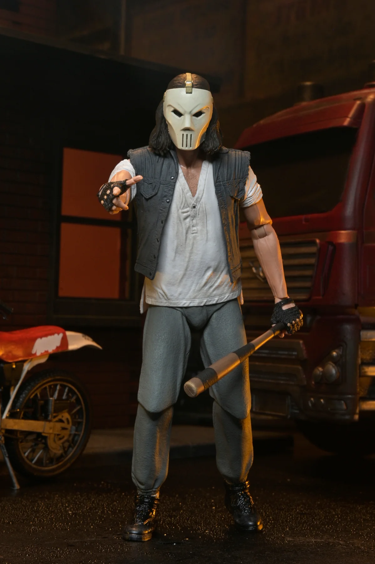 Teenage Mutant Ninja Turtles (1990 Movie) - Casey Jones with Dirt Bike 7" Scale Action Figure - Image 4