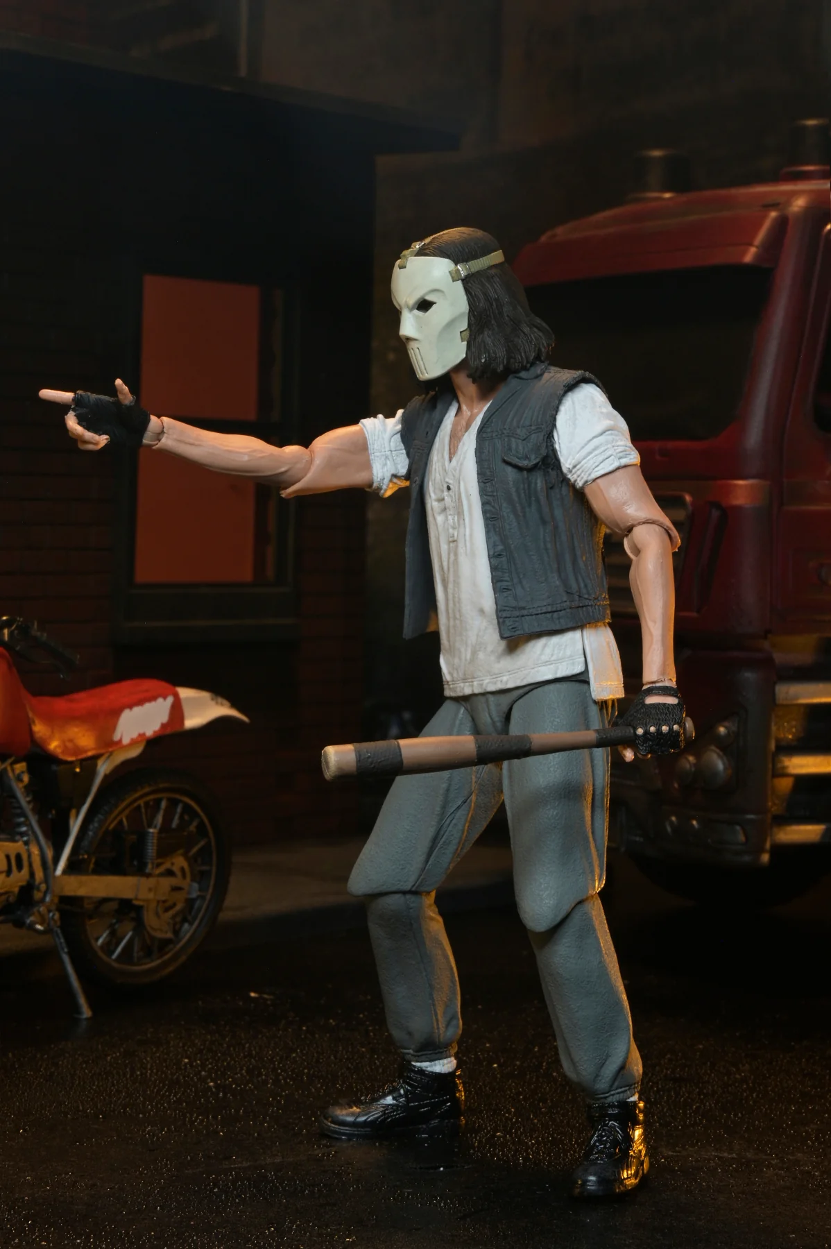 Teenage Mutant Ninja Turtles (1990 Movie) - Casey Jones with Dirt Bike 7" Scale Action Figure - Image 5