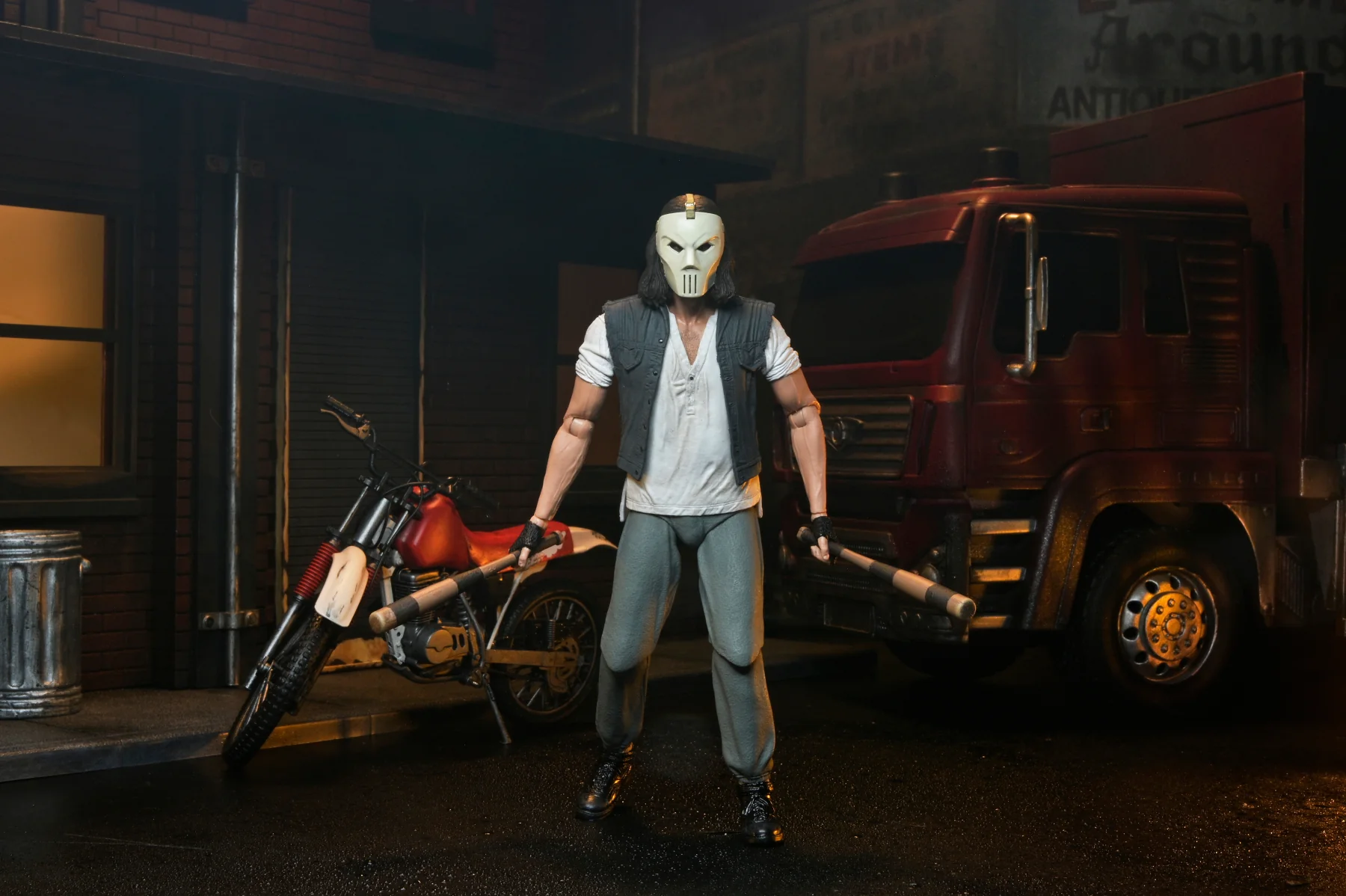 Teenage Mutant Ninja Turtles (1990 Movie) - Casey Jones with Dirt Bike 7" Scale Action Figure - Image 8