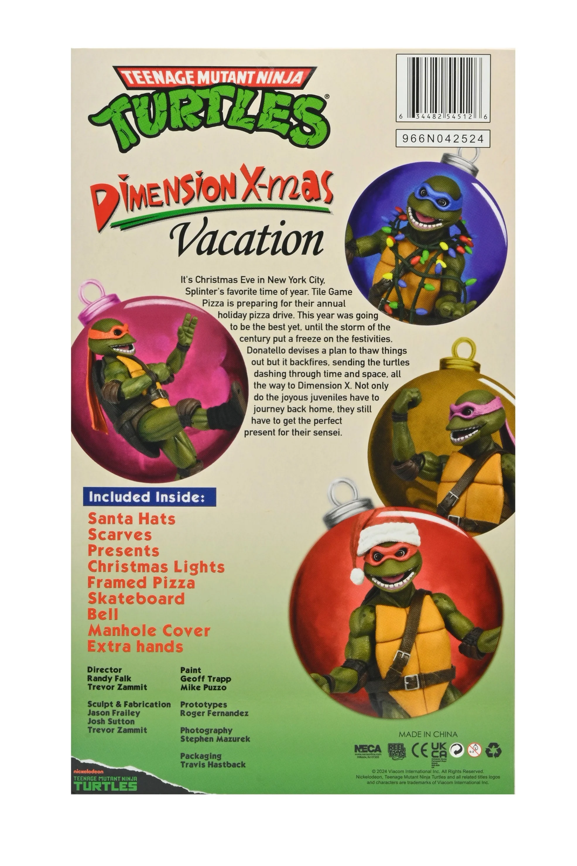 Teenage Mutant Ninja Turtles (1990 Movie) - Dimension X-Mas Vacation 7" Scale Action Figure (4-Pack) - Image 19