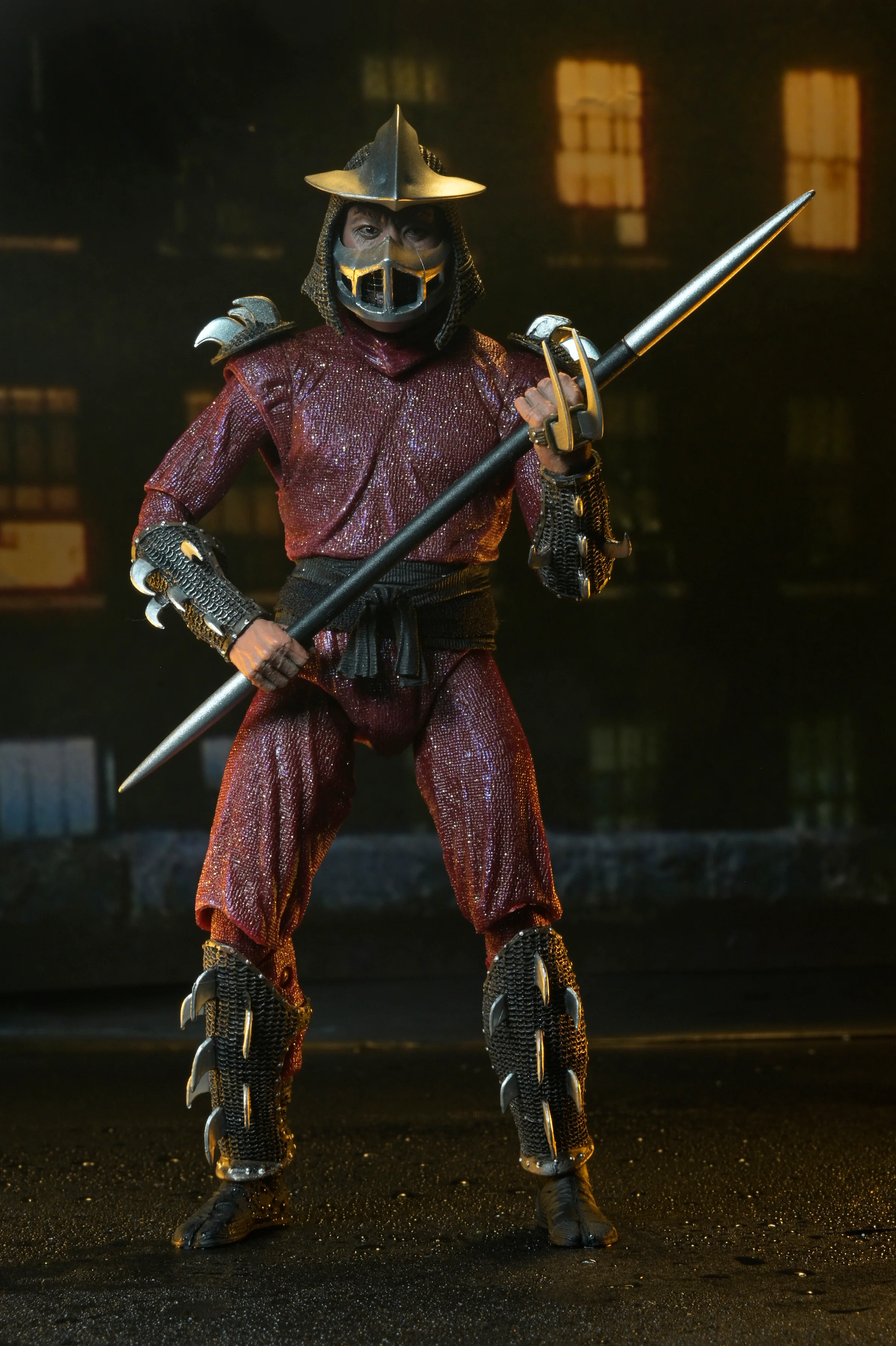 Teenage Mutant Ninja Turtles (1990 Movie) - Rooftop Battle Leonardo vs. Shredder 7" Scale Action Figure (2-Pack) - Image 11