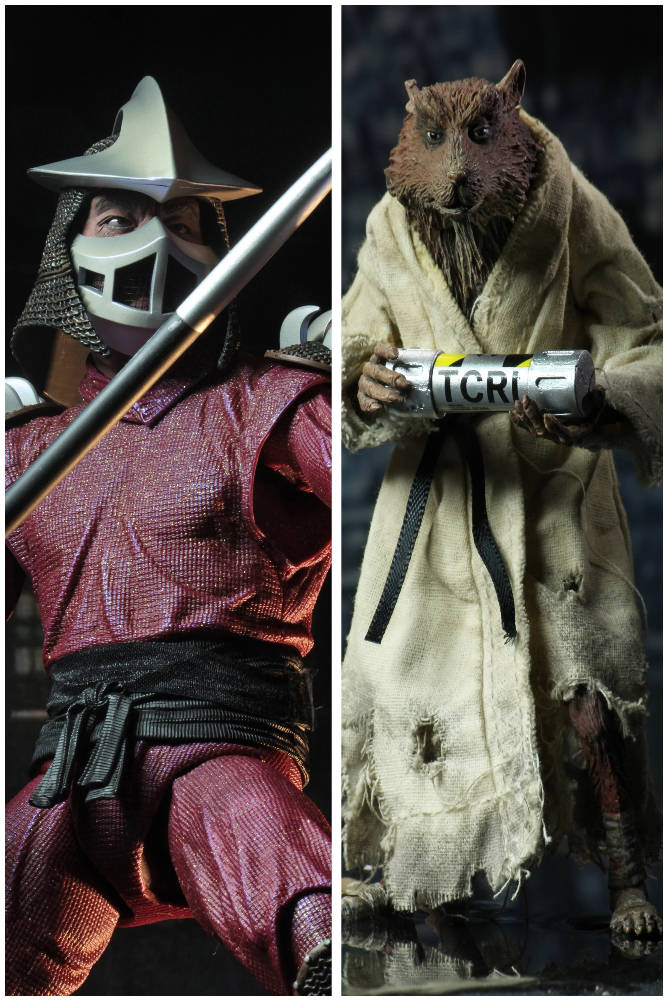 Teenage Mutant Ninja Turtles (1990 Movie) - Shredder & Splinter 7" Scale Action Figure (2-Pack)