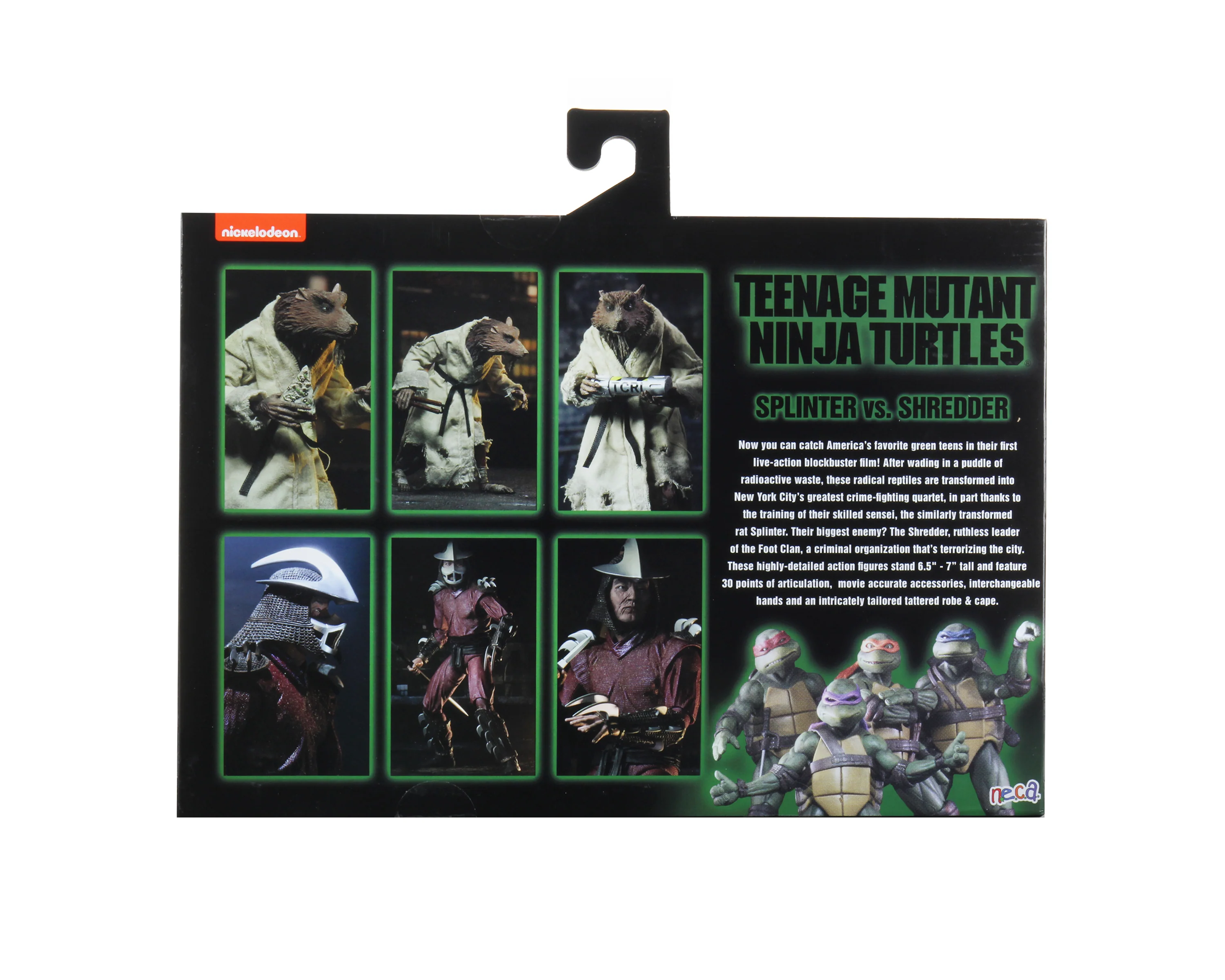 Teenage Mutant Ninja Turtles (1990 Movie) - Shredder & Splinter 7" Scale Action Figure (2-Pack) - Image 14