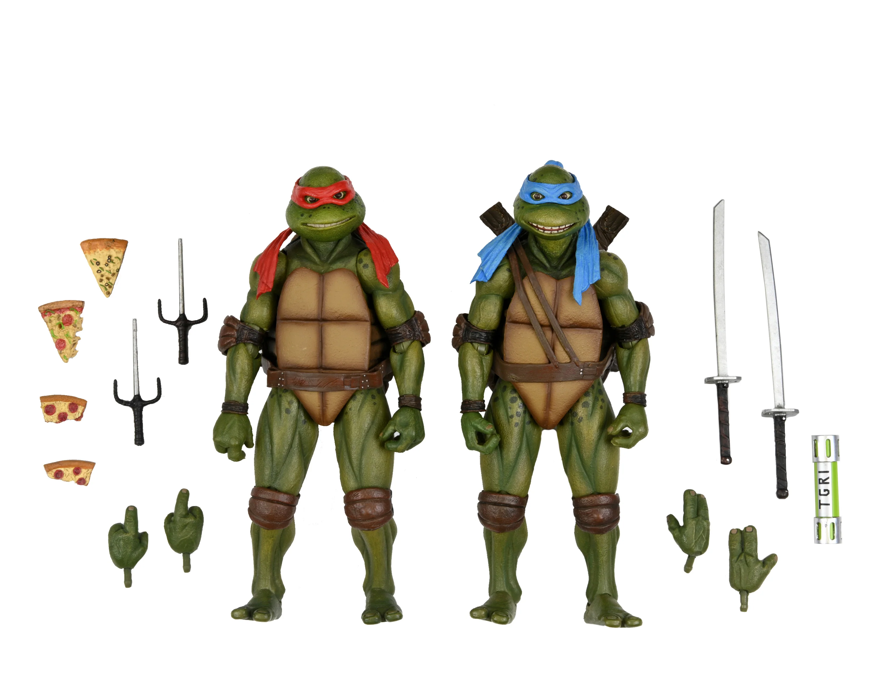 Teenage Mutant Ninja Turtles 2: Secrect of the Ooze - Leonardo & Raphael 7" Scale Action Figure (2 Pack) - Image 21
