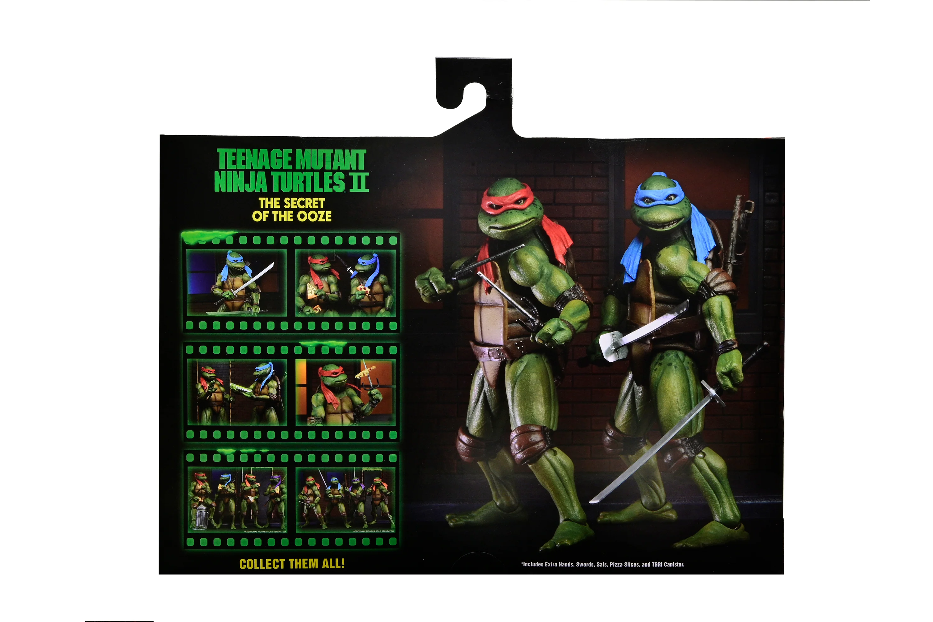 Teenage Mutant Ninja Turtles 2: Secrect of the Ooze - Leonardo & Raphael 7" Scale Action Figure (2 Pack) - Image 23