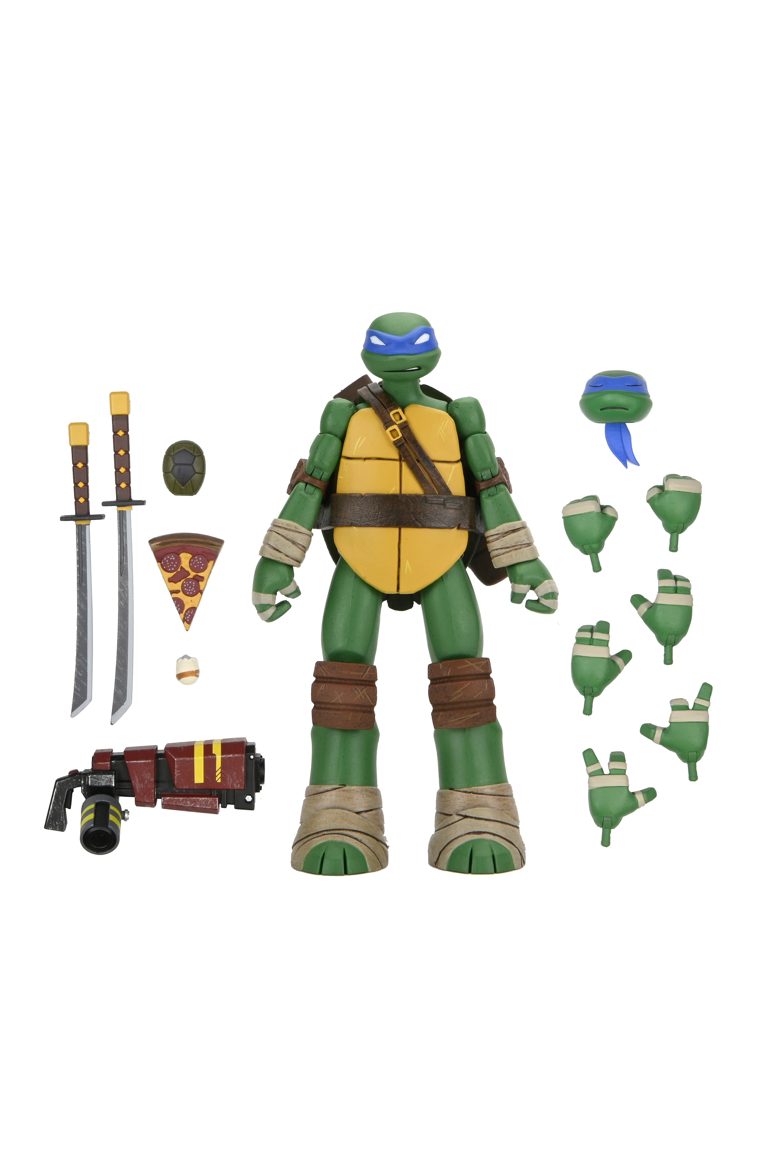Teenage Mutant Ninja Turtles (2012 Cartoon) - Ultimate Leonardo, Donatello, Michelangelo & Raphael 7" Scale Action Figure Bundle - Image 17