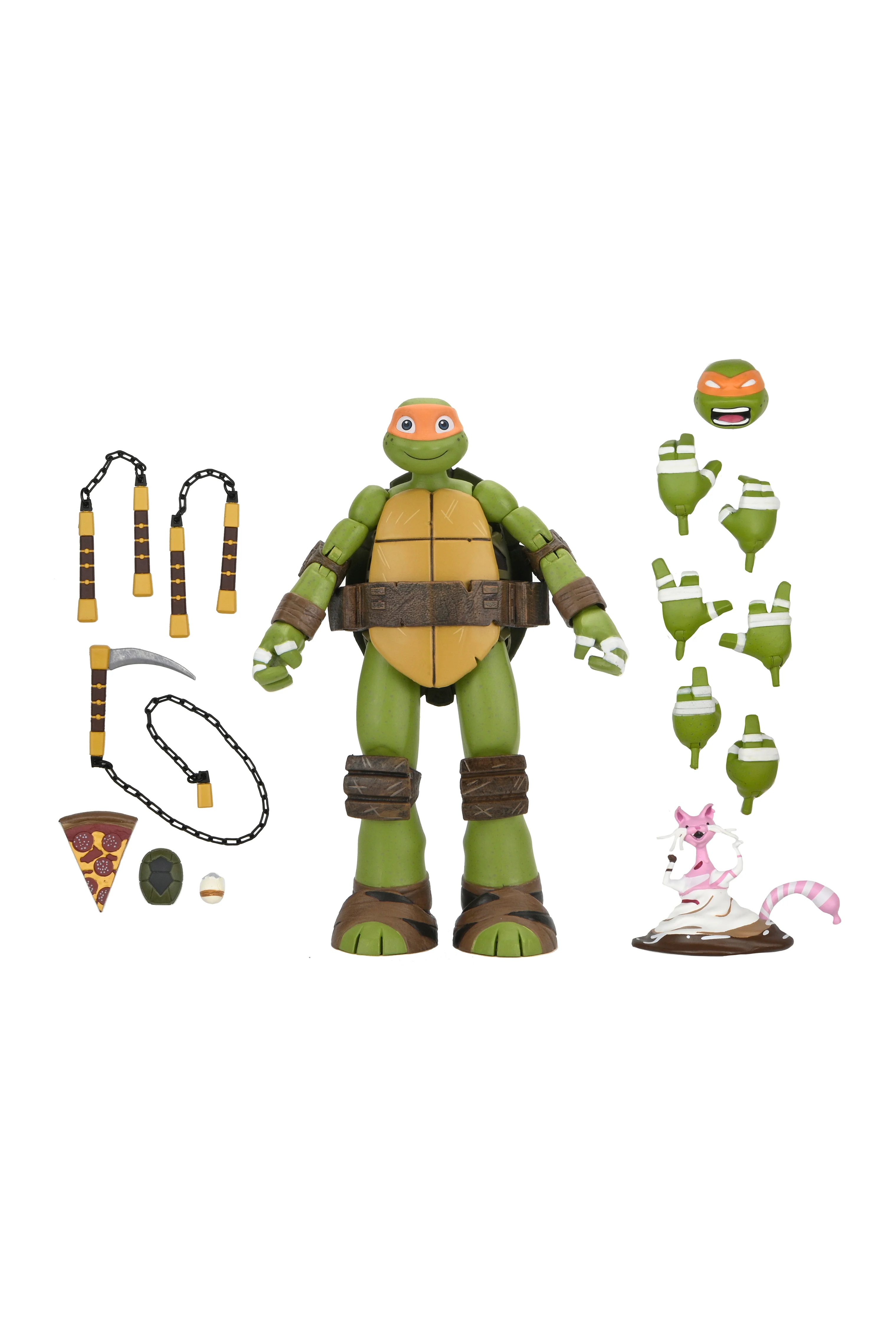 Teenage Mutant Ninja Turtles (2012 Cartoon) - Ultimate Leonardo, Donatello, Michelangelo & Raphael 7" Scale Action Figure Bundle - Image 29