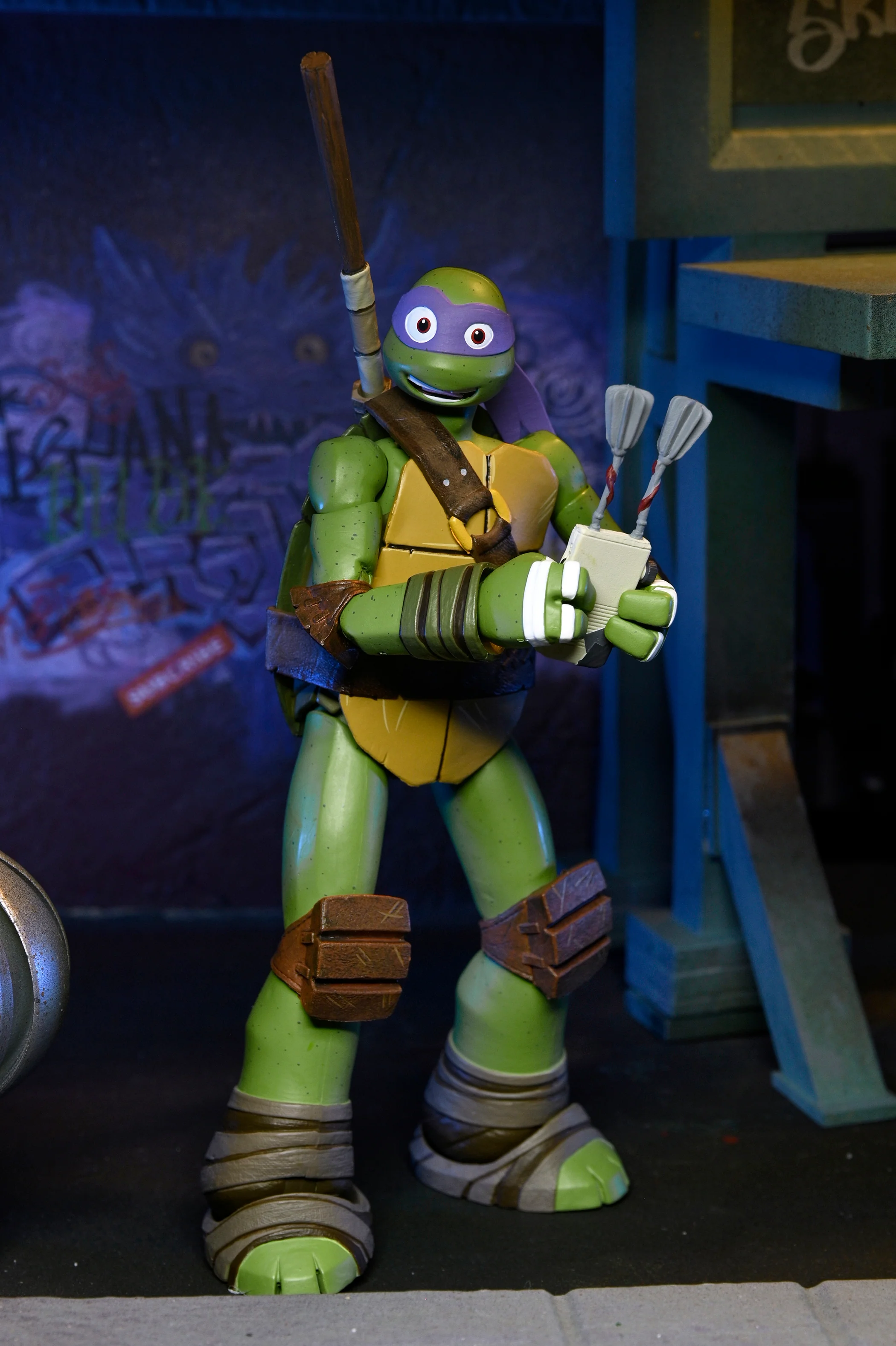 Teenage Mutant Ninja Turtles (2012 Cartoon) - Ultimate Leonardo, Donatello, Michelangelo & Raphael 7" Scale Action Figure Bundle - Image 8