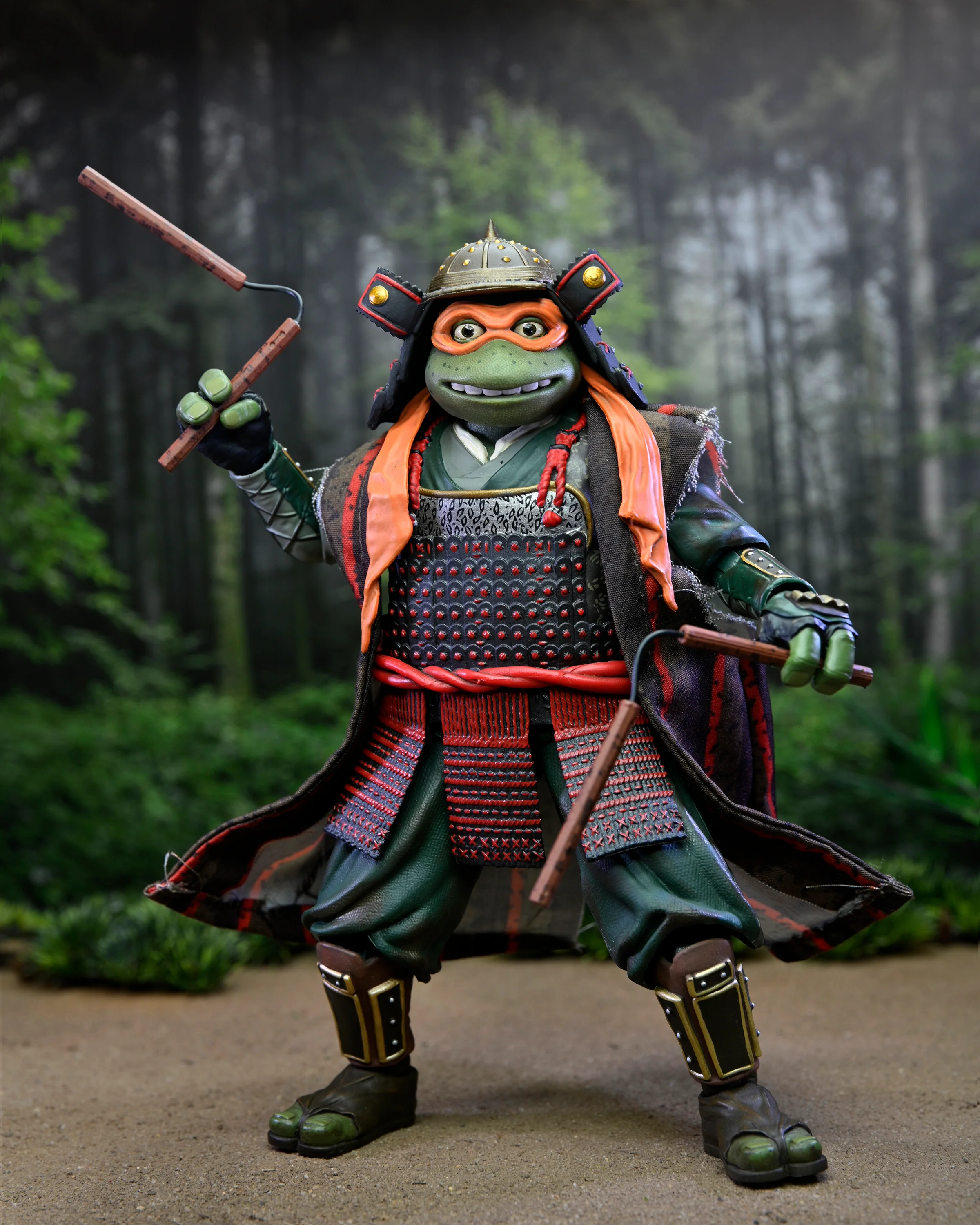 Teenage Mutant Ninja Turtles 3 - Leonardo and Michelangelo 7" Scale Action Figures (2-Pack) - Image 2