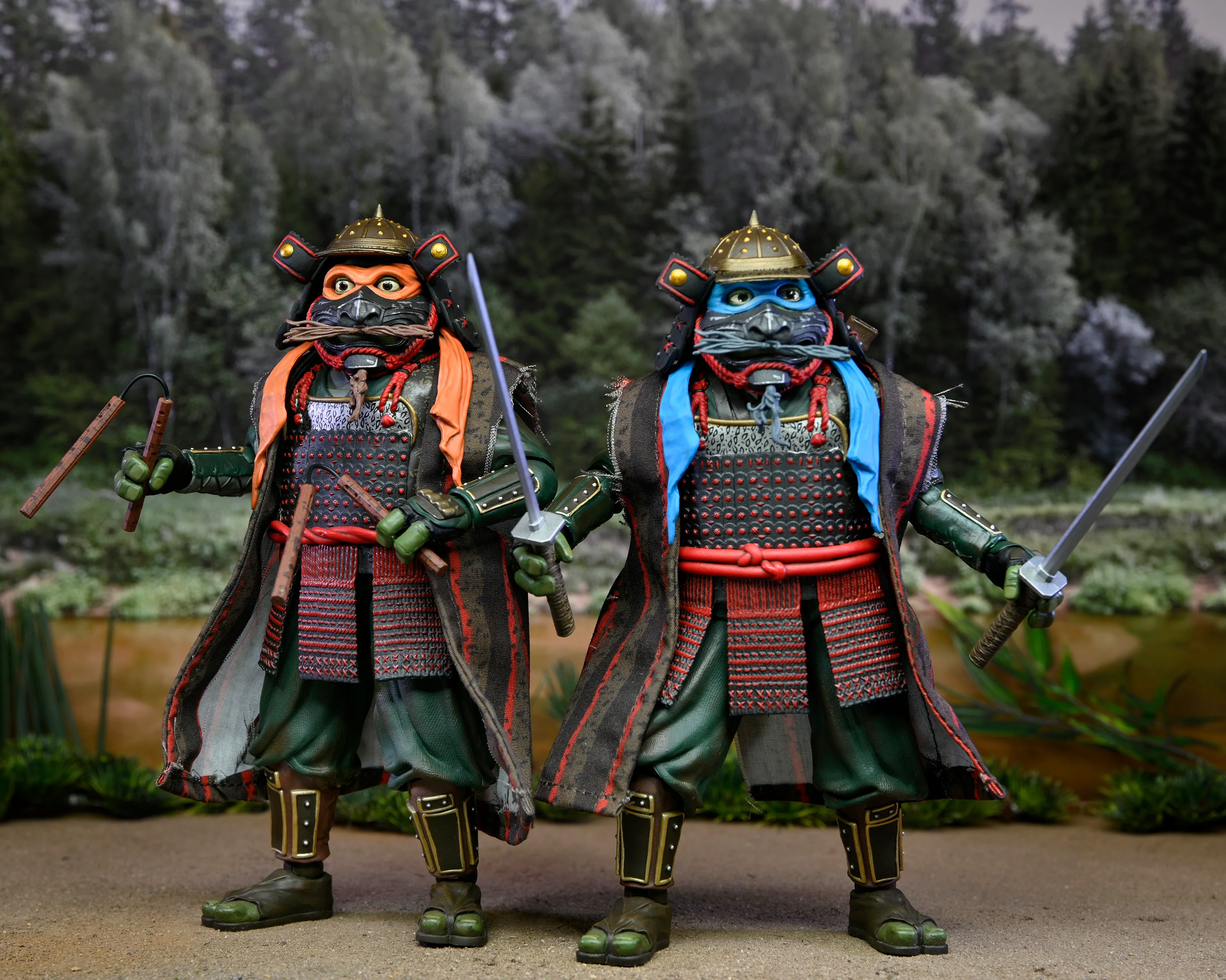 Teenage Mutant Ninja Turtles 3 - Leonardo and Michelangelo 7" Scale Action Figures (2-Pack) - Image 6