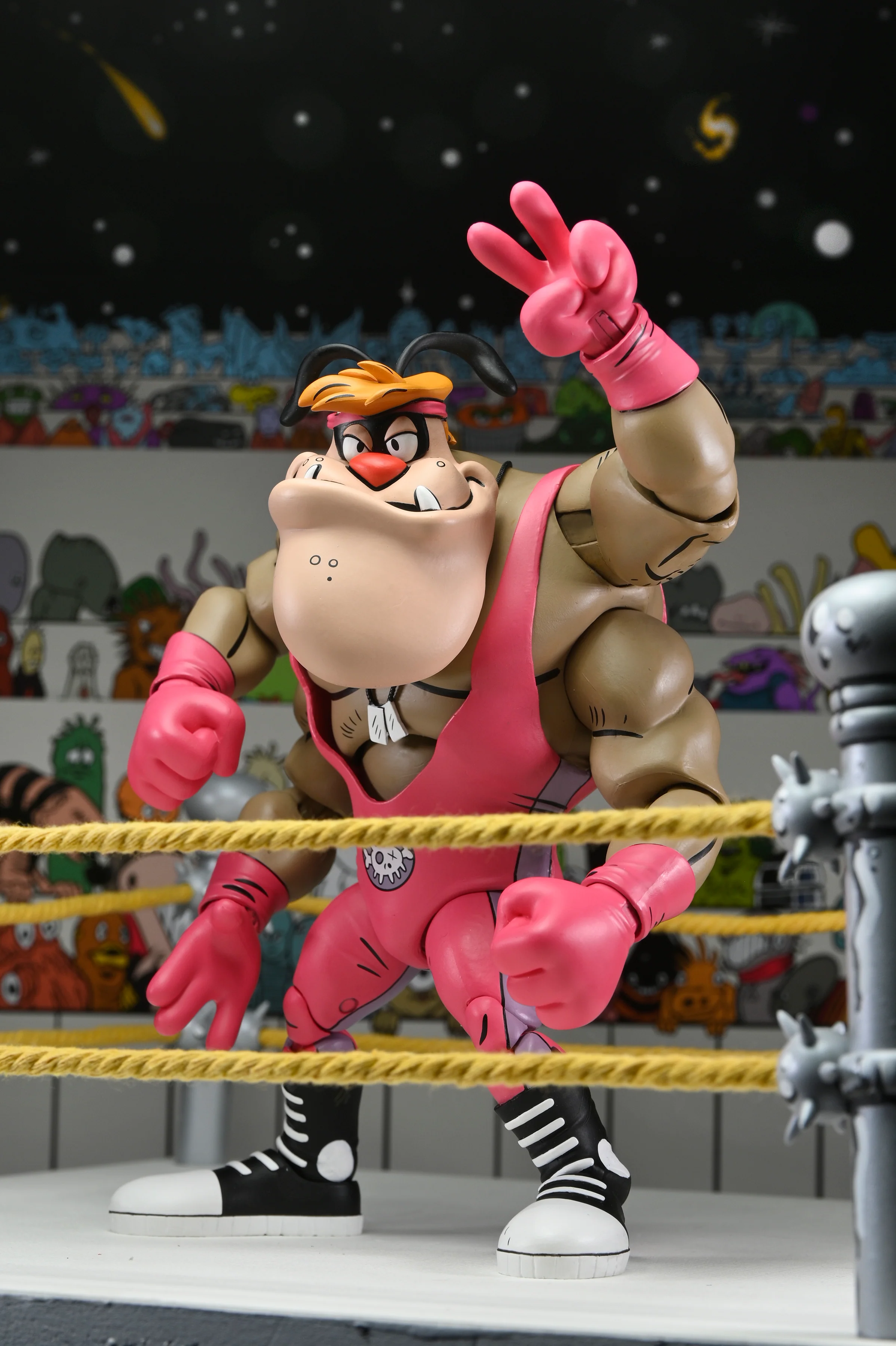 Teenage Mutant Ninja Turtles (Archie Comics) - Stump Wrestling Action Figure Bundle - Image 12