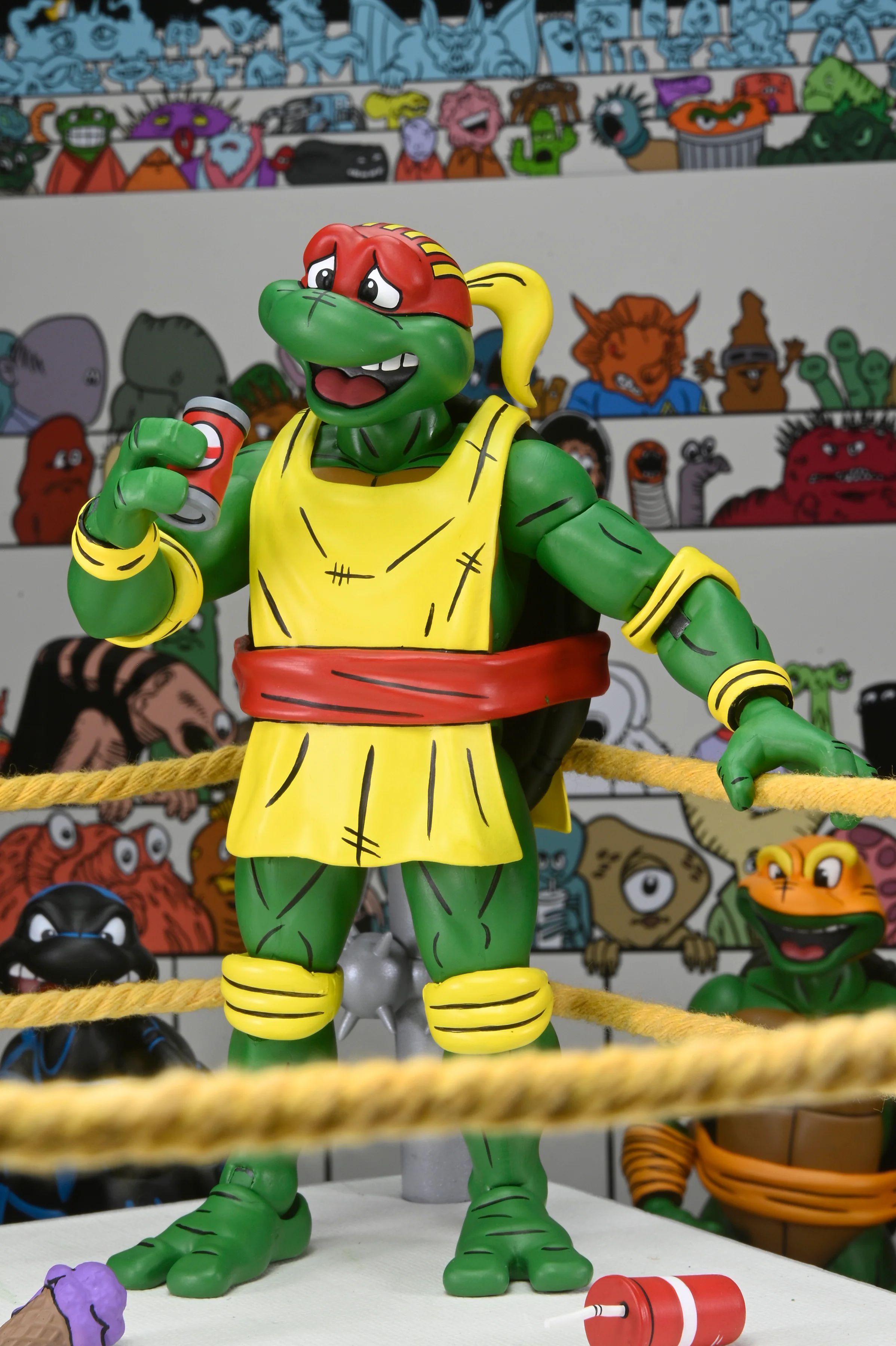 Teenage Mutant Ninja Turtles (Archie Comics) - Stump Wrestling Action Figure Bundle - Image 3