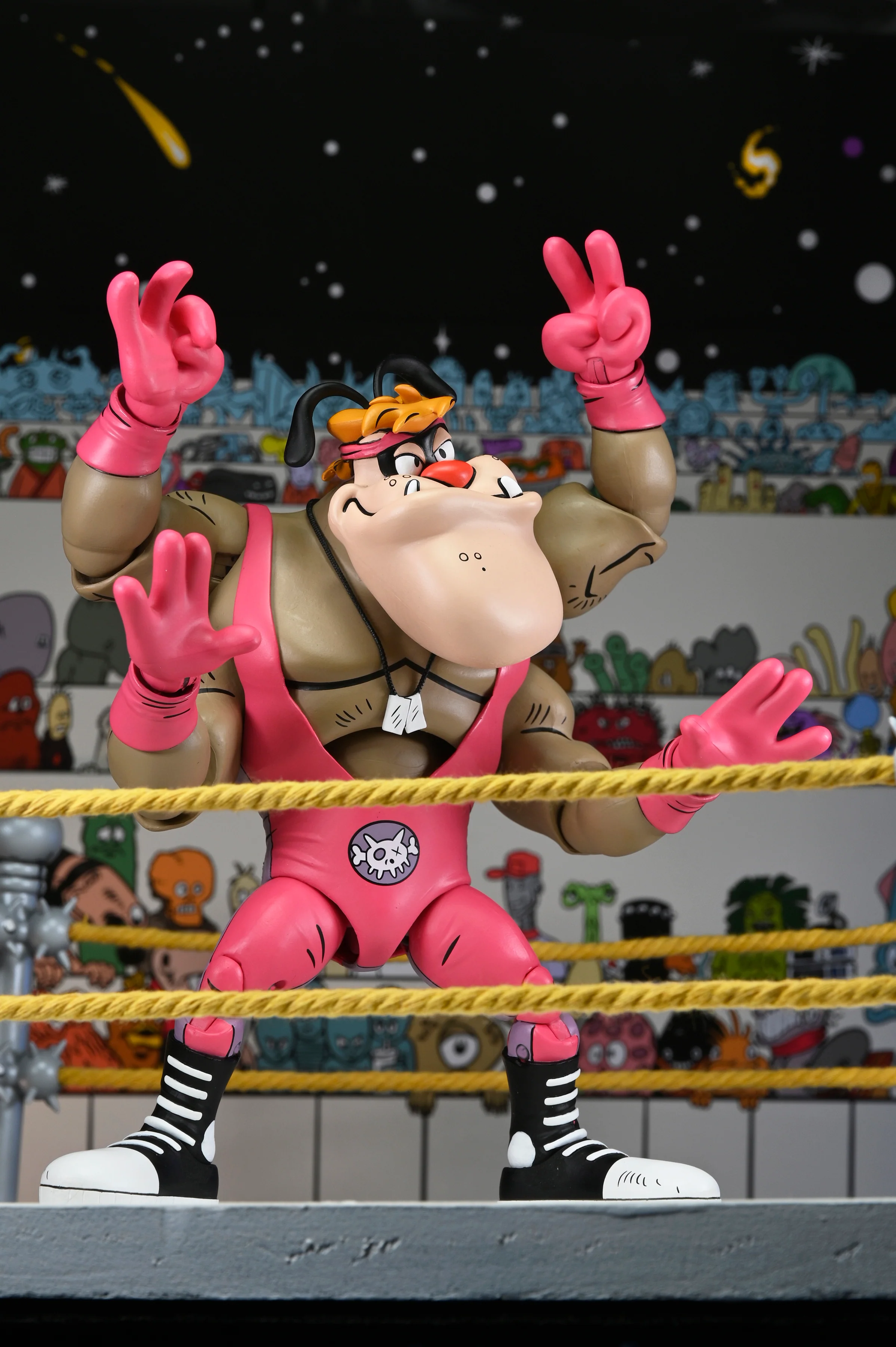 Teenage Mutant Ninja Turtles (Archie Comics) - Stump Wrestling Action Figure Bundle - Image 9