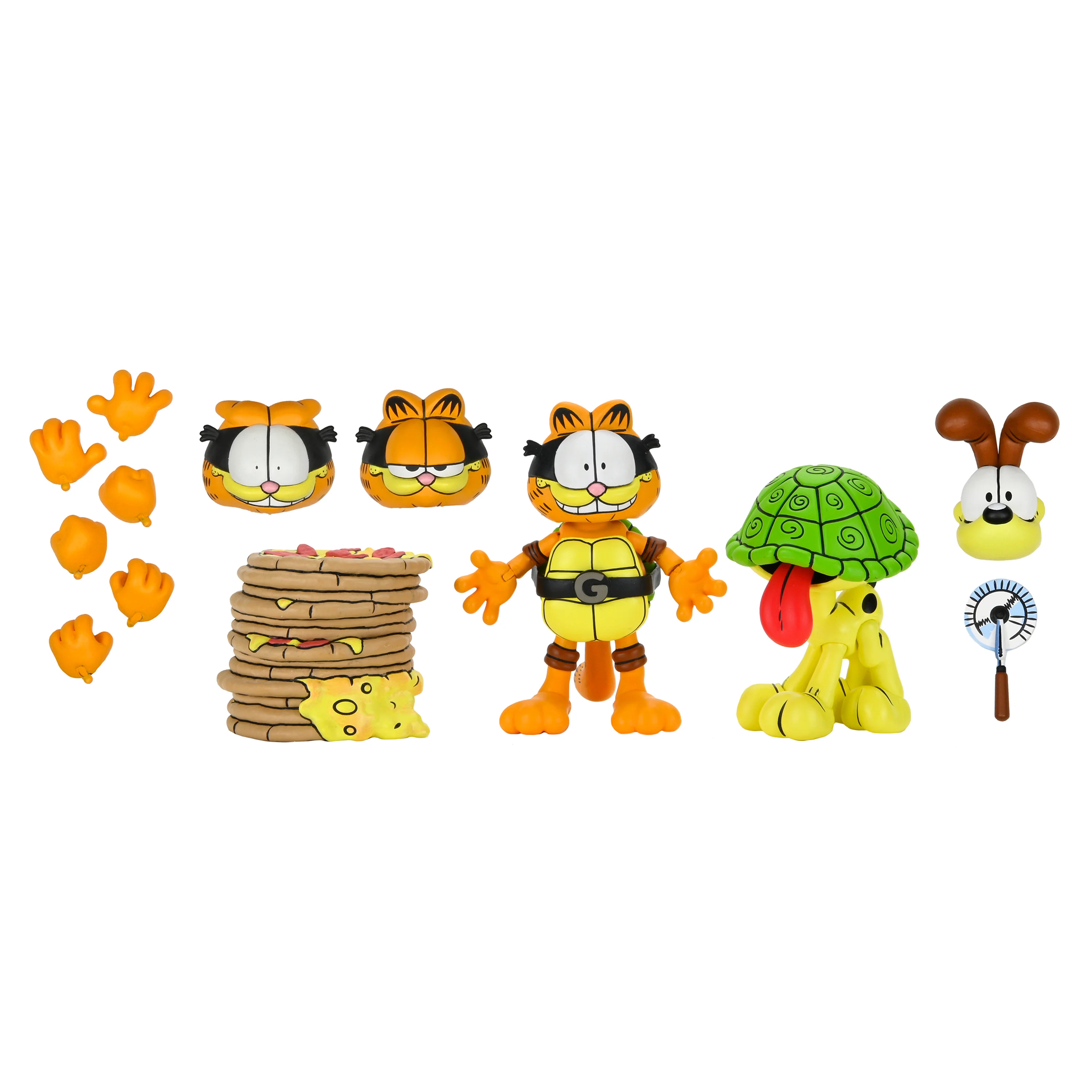 Teenage Mutant Ninja Turtles (Archie Comics) x Garfield - Ultimate Garfello & Odie 7” Scale Action Figures - Image 9