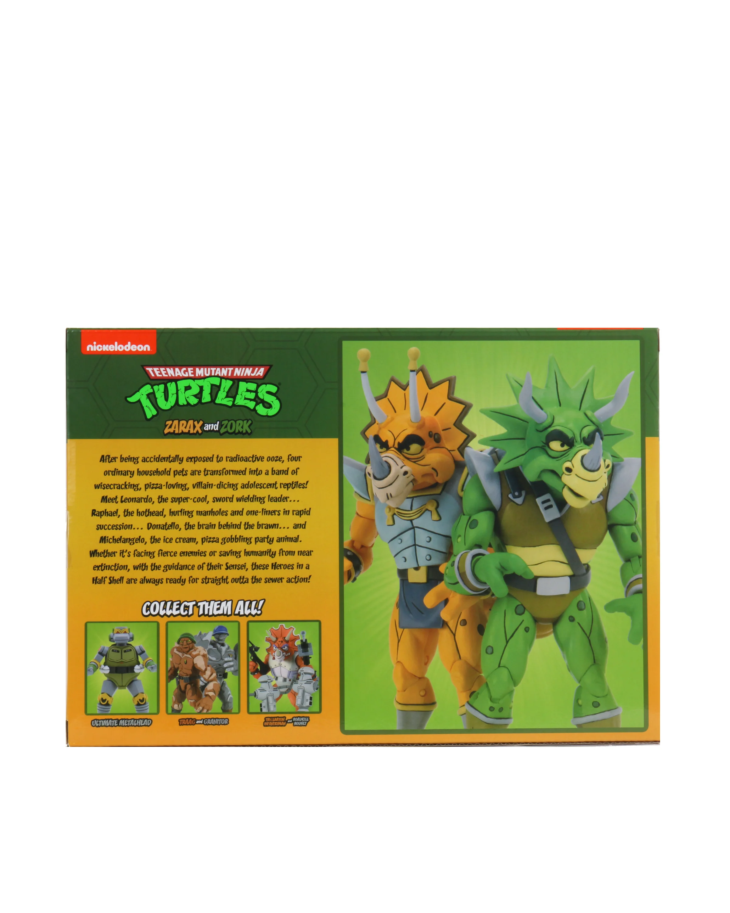 Teenage Mutant Ninja Turtles (Cartoon) – Captain Zarax and Zork 7” Scale Action Figure (2-Pack) - Image 4
